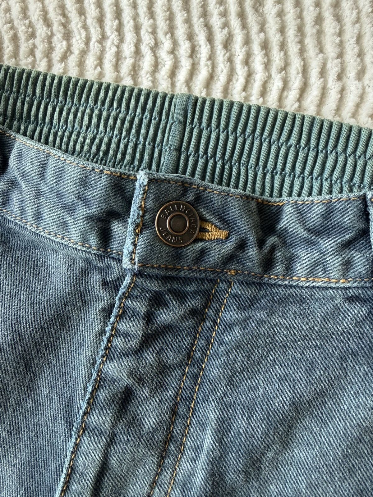 Balenciaga Balenciaga Hybrid Sweatpants Denim in Blue Size US 36 / EU 52 - 3 Thumbnail
