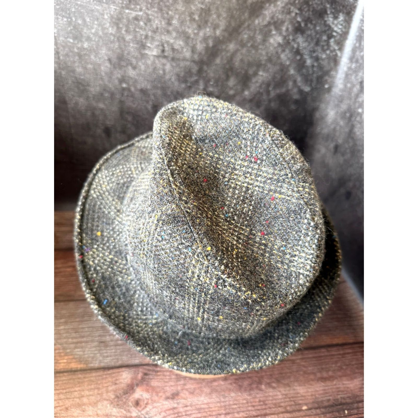 Vintage Vintage Chic Fedora Hat size 59cm Wool Size ONE SIZE - 5 Thumbnail