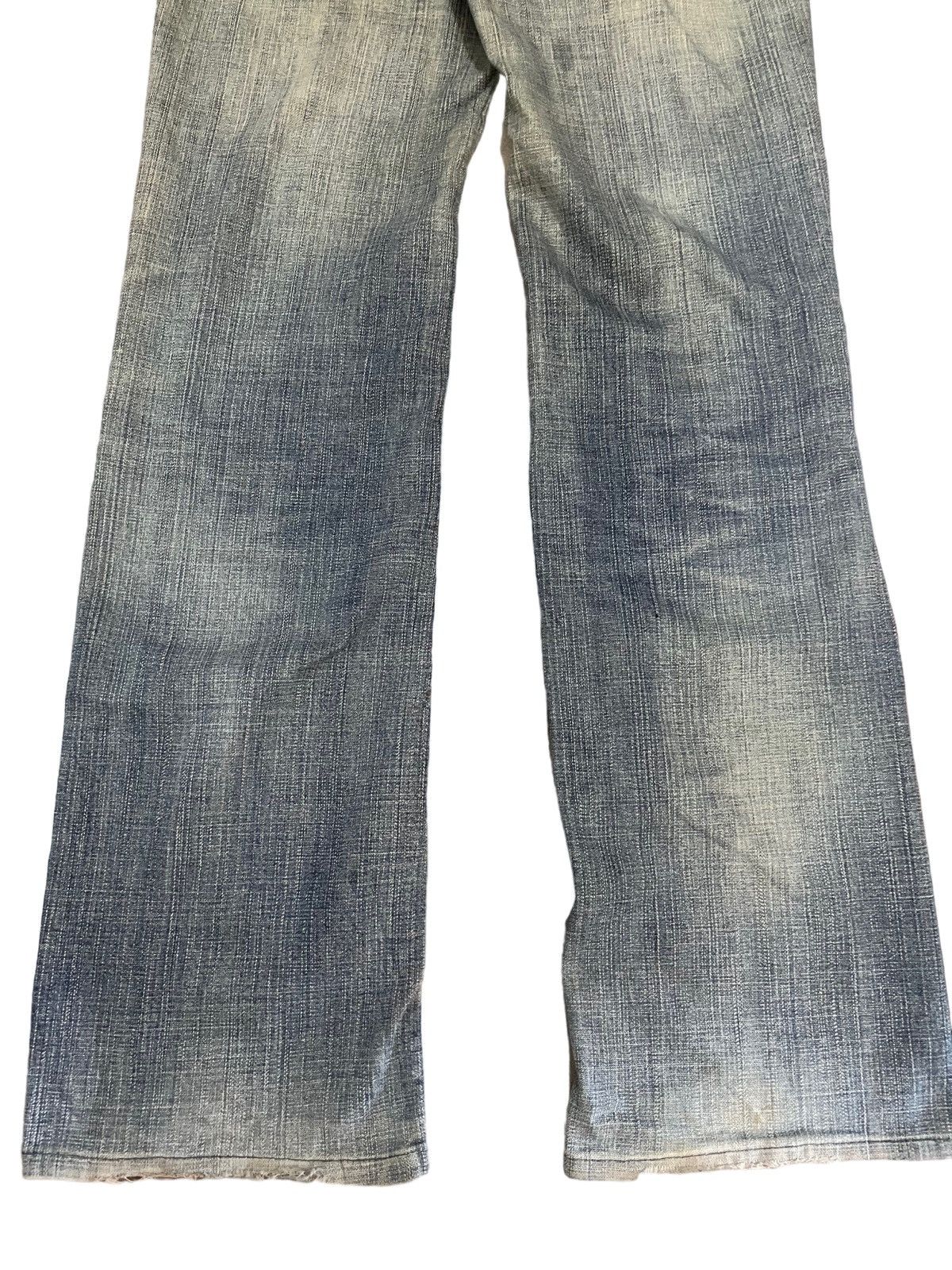 14th Addiction Vintage Denim Craft Flare Mudwash Ripped Distressed Denim Size US 31 - 4 Thumbnail