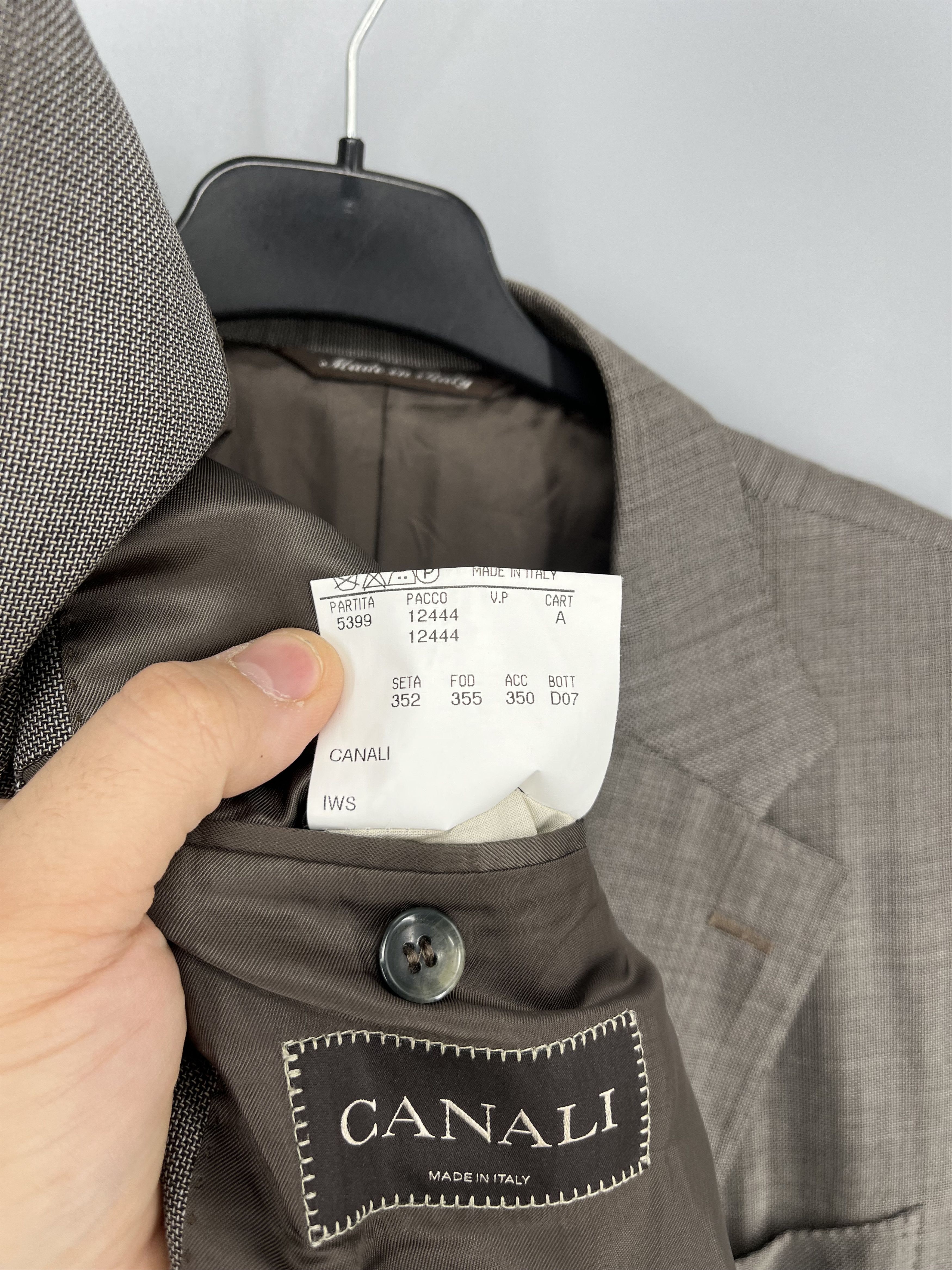 Canali Vintage Luxury Canali Pure Wool Blazer Sport Coat Men Size 50R - 10 Thumbnail