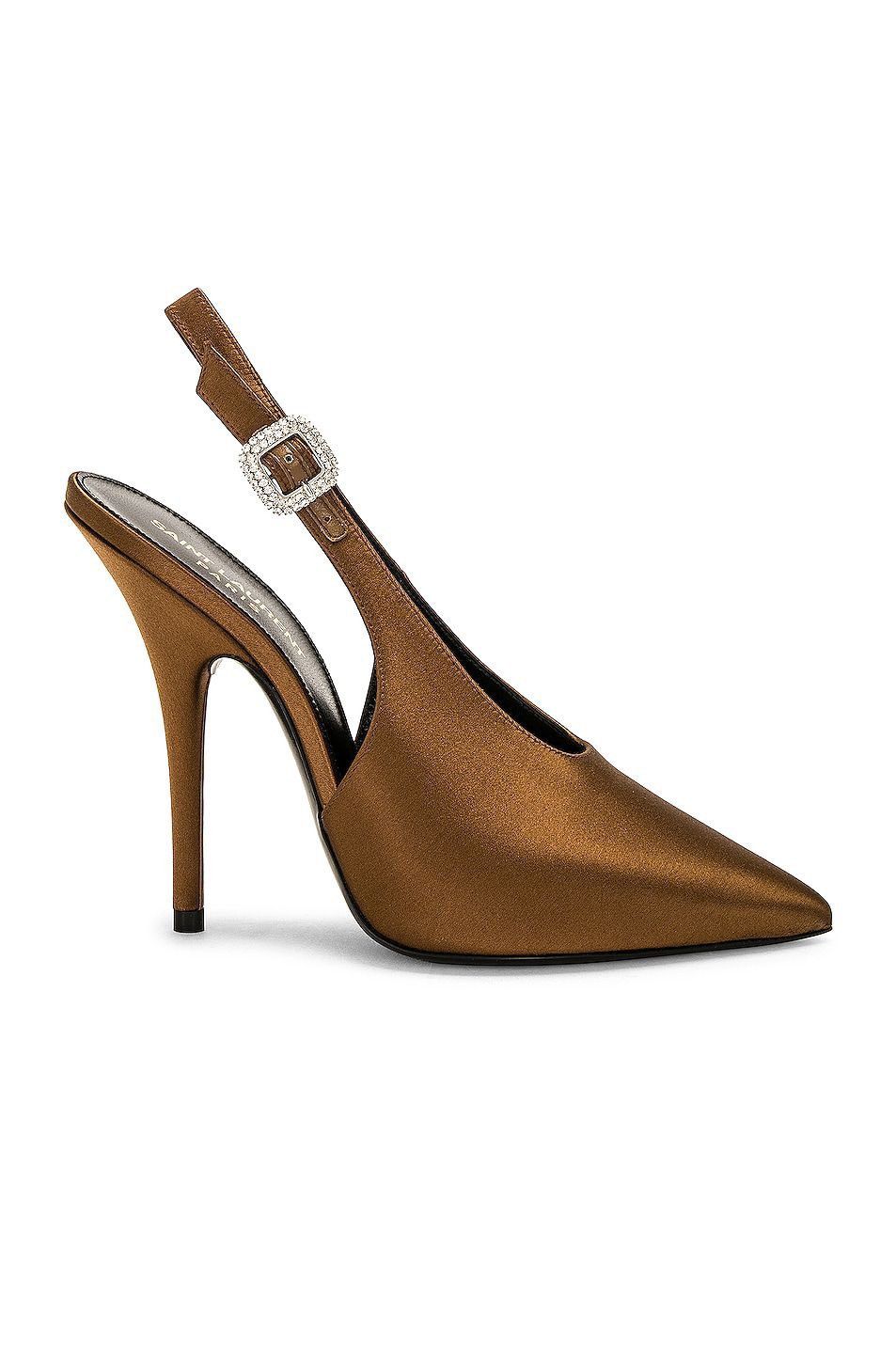 Saint Laurent Paris New Saint Laurent Yasmeen Pump Sandals IT 38/ US 8 Size US 8 / IT 38 - 5 Thumbnail