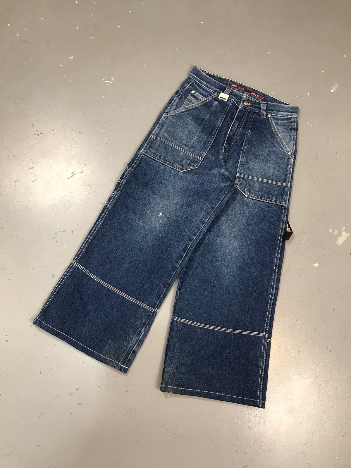 JNCO × Vintage Vintage Ecko big pocket carpenter baggy denim Size US 28 / EU 44 - 3 Thumbnail