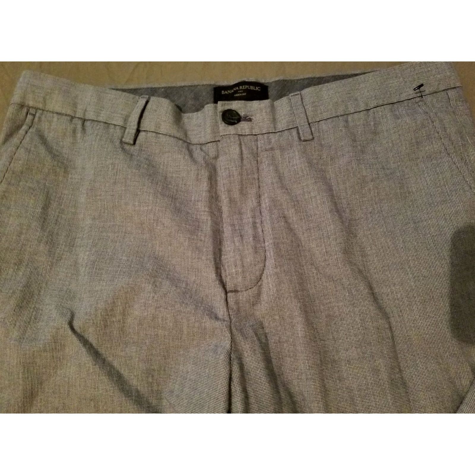 Banana Republic Banana Republic Pants Chino Cotton Gray 34x30 Mens Regular Size US 34 / EU 50 - 4 Thumbnail