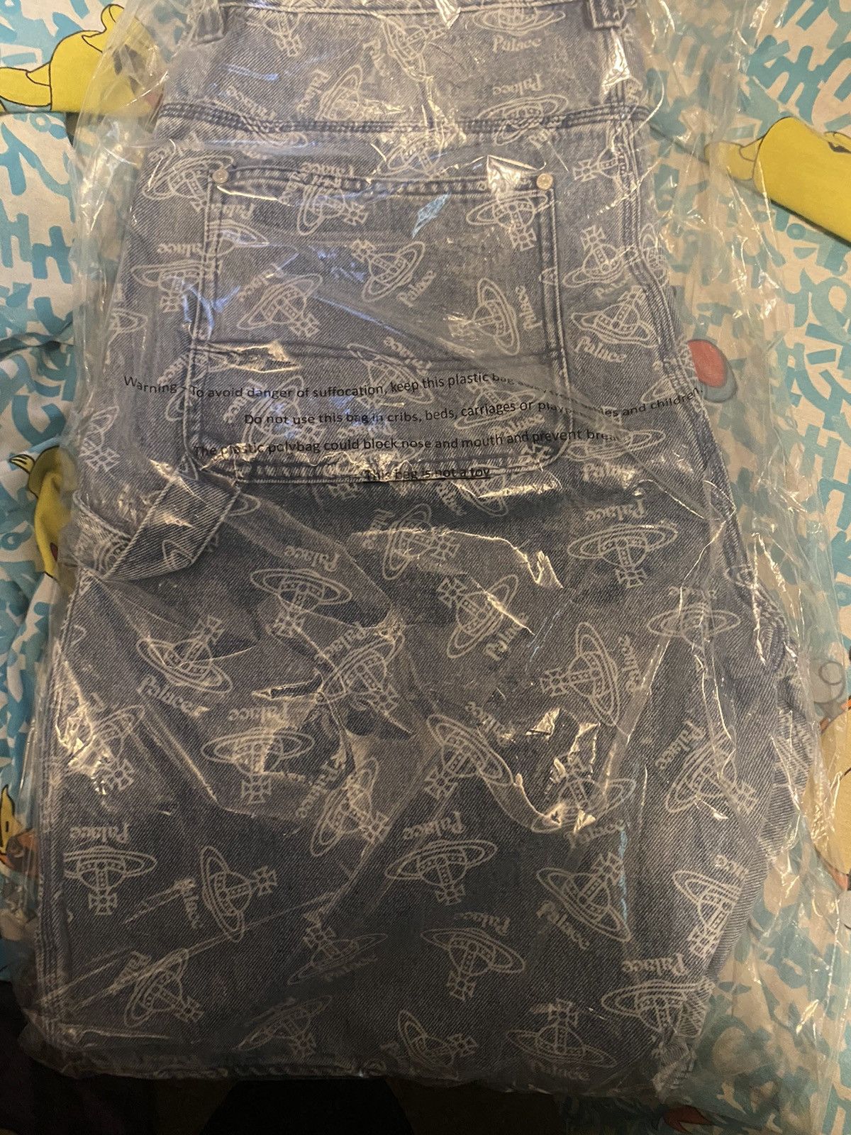 Palace × Vivienne Westwood Palace Vivienne Westwood Denim Shorts Orb Stone Wash 36 Size US 36 / EU 52 - 8 Thumbnail