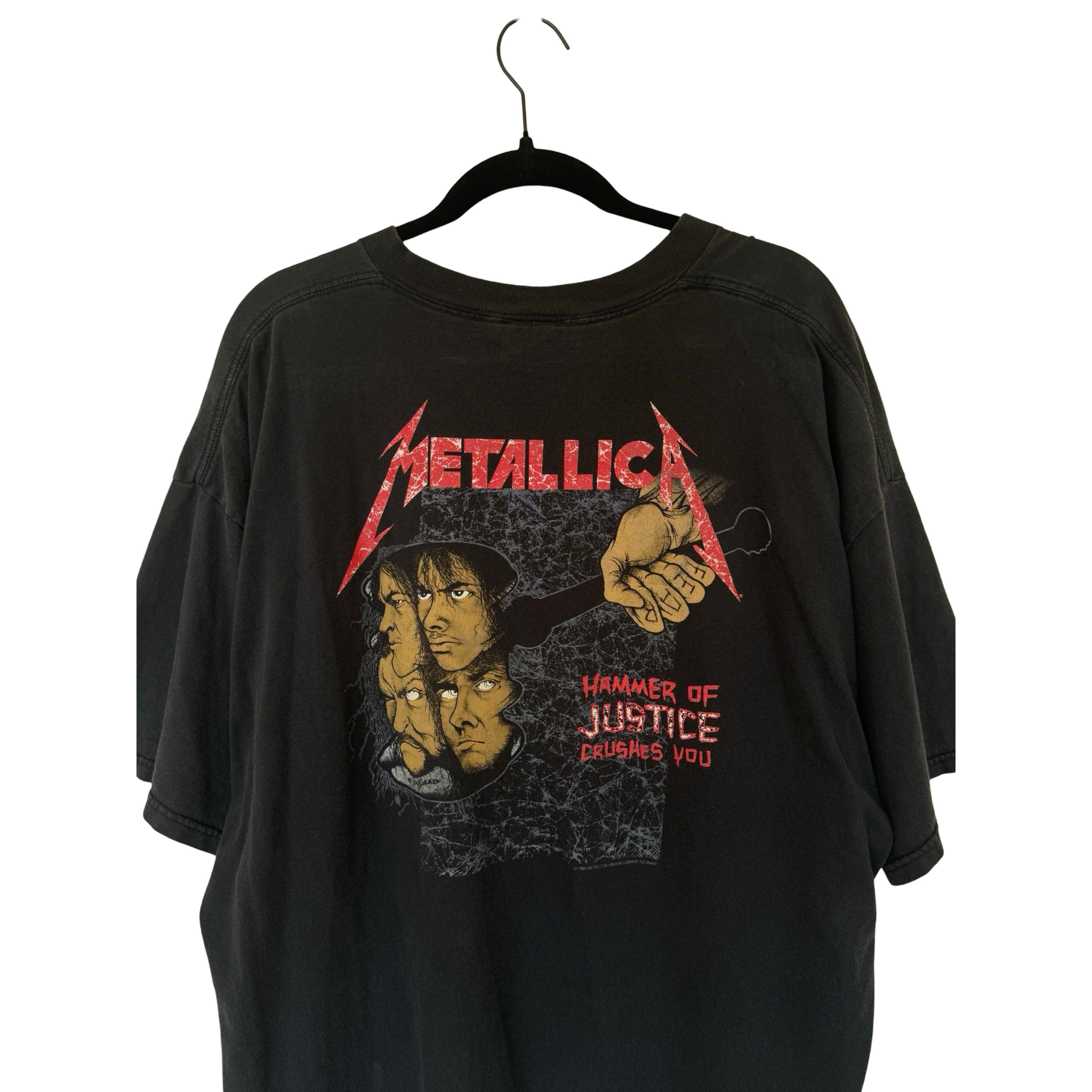 Vintage Metallica Justice For All Tee Size US XL / EU 56 / 4 - 4 Thumbnail
