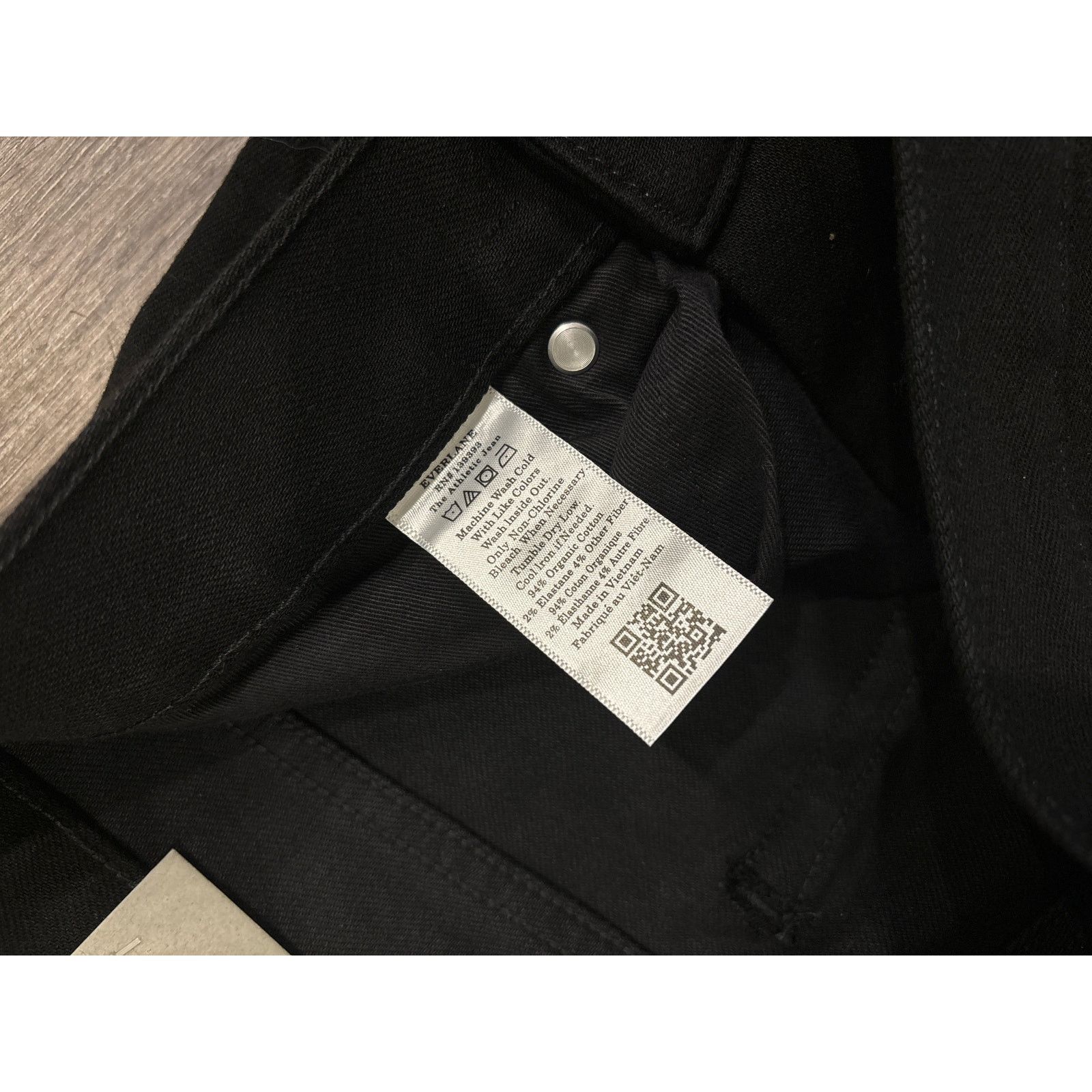 Everlane NWT Everlane The Athletic Jean Uniform In Black Size 30x30 Size US 30 / EU 46 - 6 Thumbnail