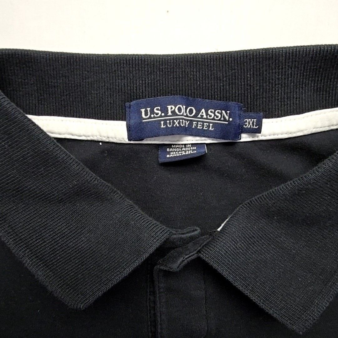 U.S. Polo Assn. U.S. Polo Assn. 3XL Black Embroidered Logo Luxury Feel Polo Size US XXL / EU 58 / 5 - 5 Thumbnail