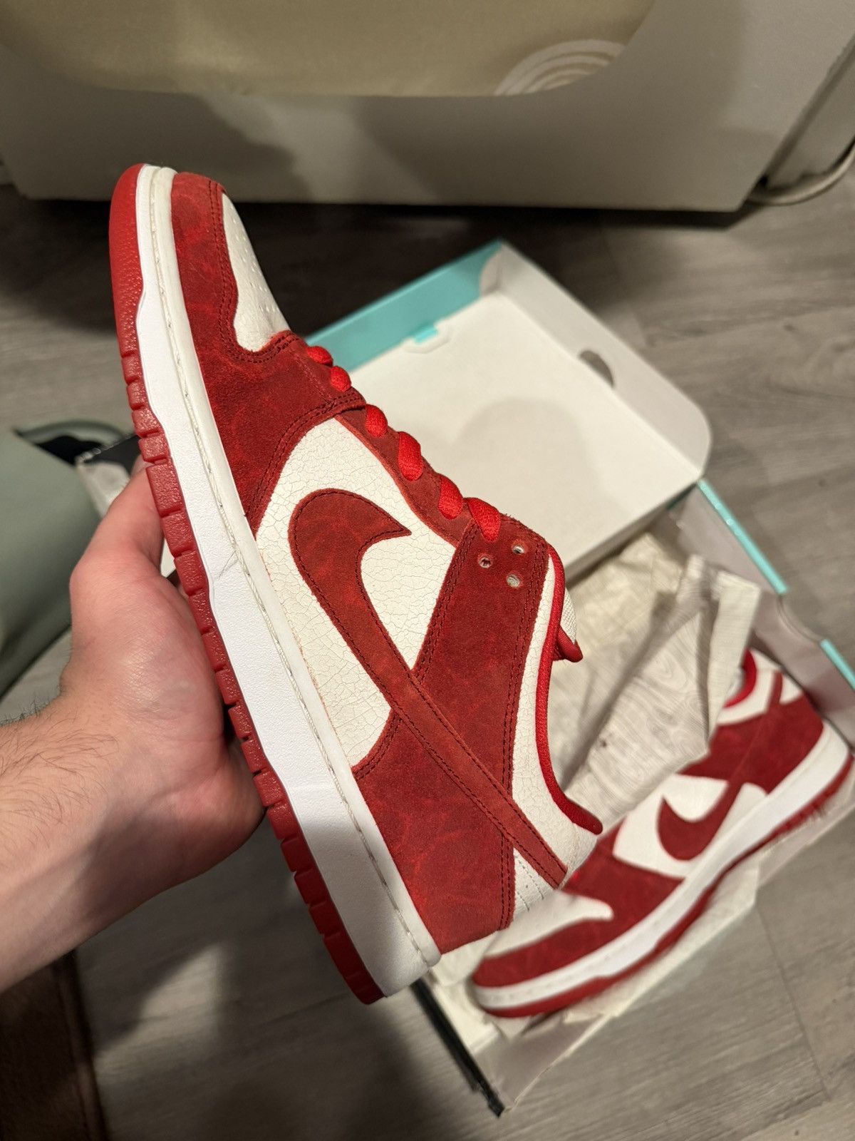 Nike Nike Dunk Premium SB Low Valentine’s Day 2014 Size US 11.5 / EU 44-45 - 4 Thumbnail