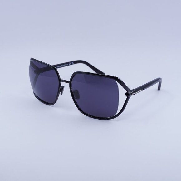 🕶️ New Tom Ford Goldie FT1092 01A Sunglasses - Black Frame