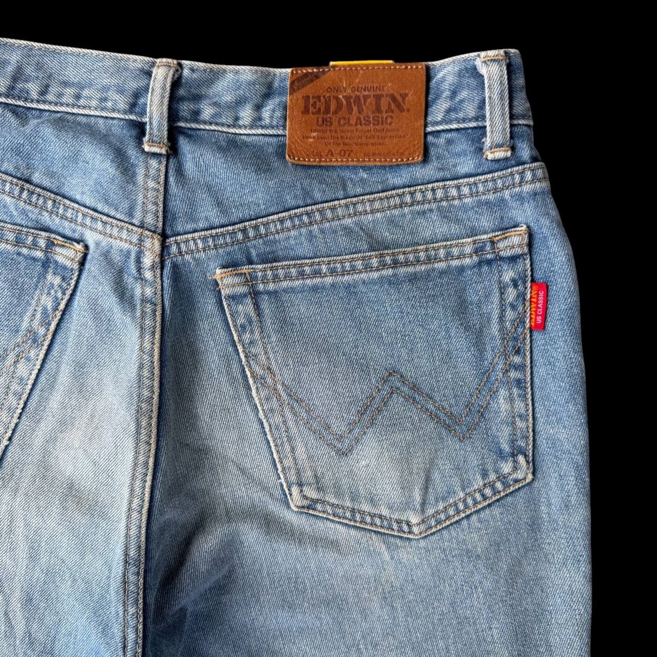 Vintage VINTAGE 90S EDWIN JAPAN CLASSIC DENIM LIGHT PRE-WASHED W30" Size US 30 / EU 46 - 13 Thumbnail