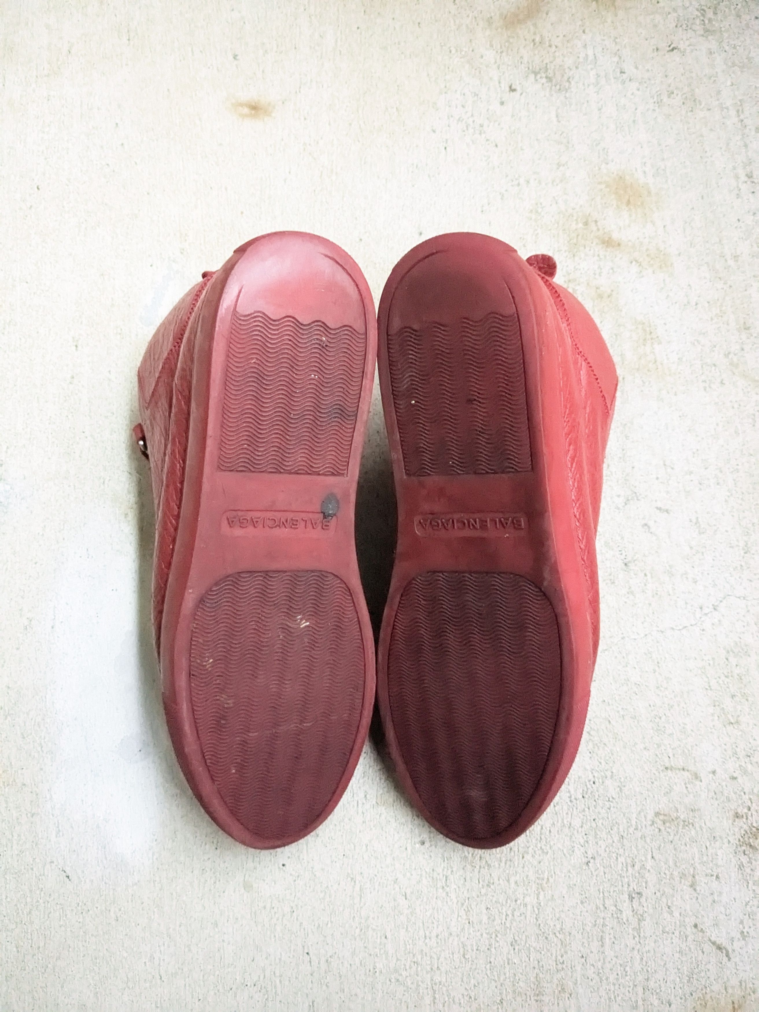 Balenciaga Balenciaga Arena Red 11 Leather High Tops Size US 11 / EU 44 - 13 Thumbnail