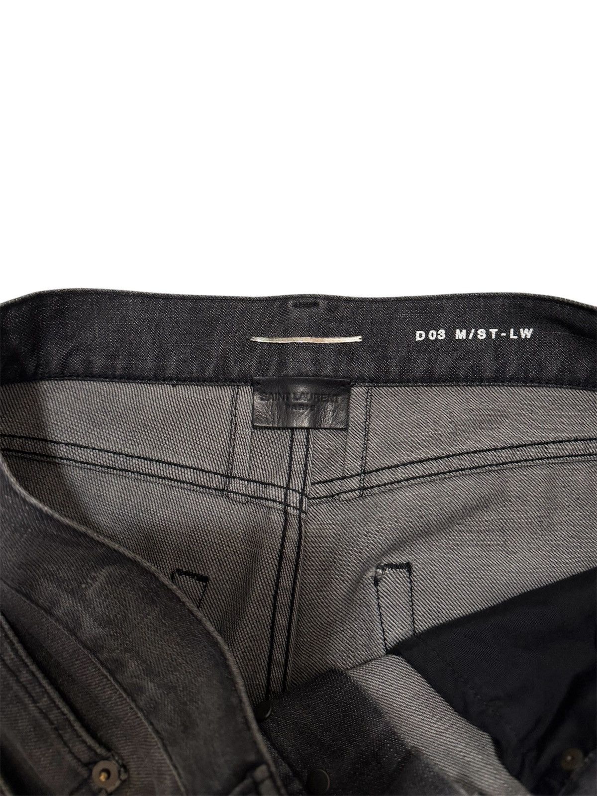 Saint Laurent Paris Saint Laurent Paris SS13 D03 Slim Straight Fit Denim Size US 29 - 4 Thumbnail