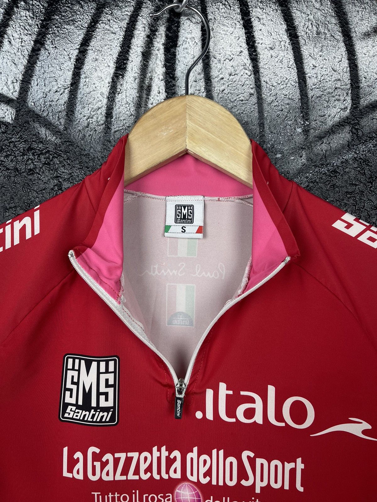 Other SMS Santini Italian Cycling Jersey T-Shirt Size Small Size US S / EU 44-46 / 1 - 4 Thumbnail