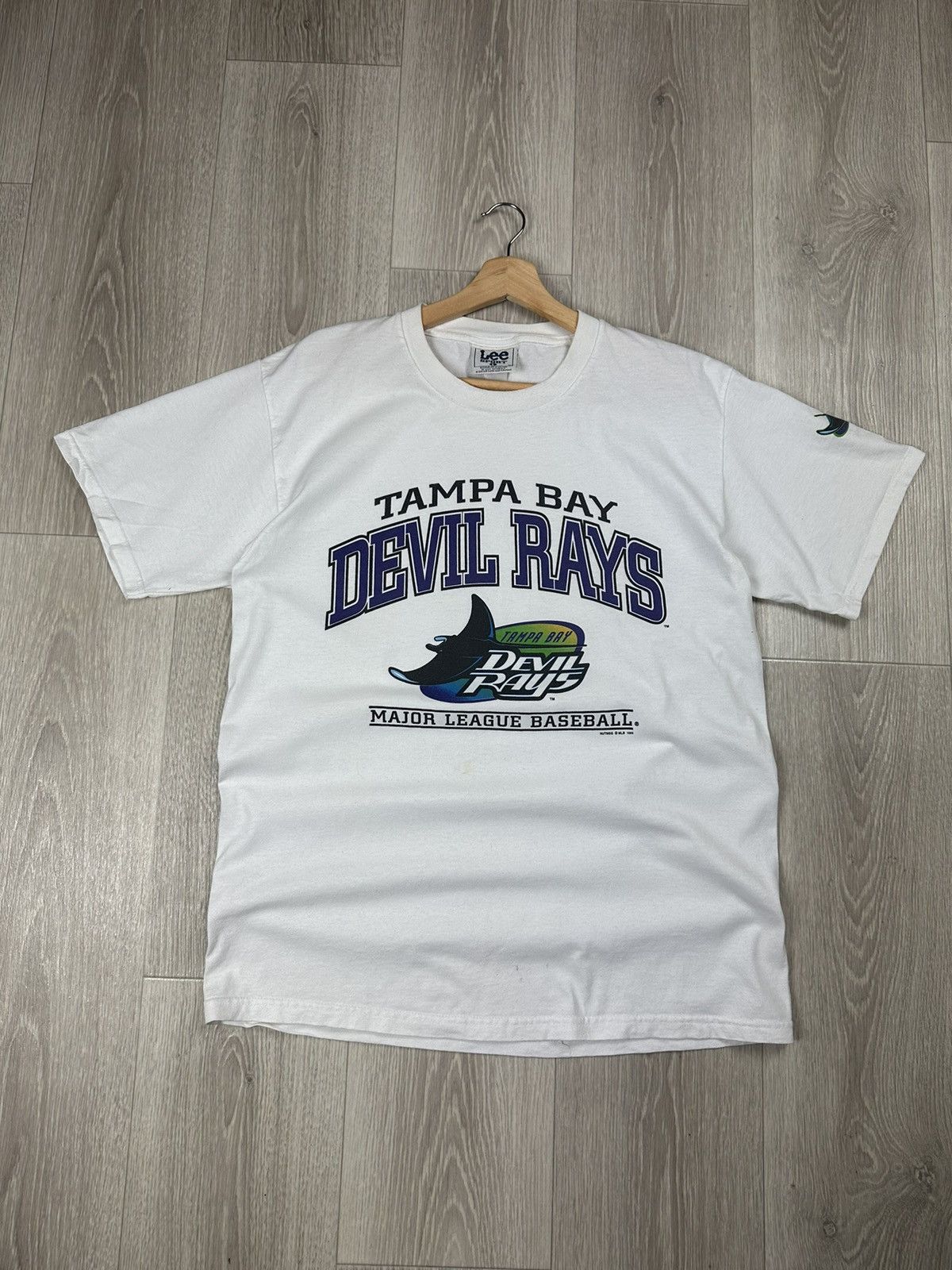 MLB Vintage T-Shirt 1998 Lee X MLB Devil Rays Size US L / EU 52-54 / 3 - 3 Thumbnail