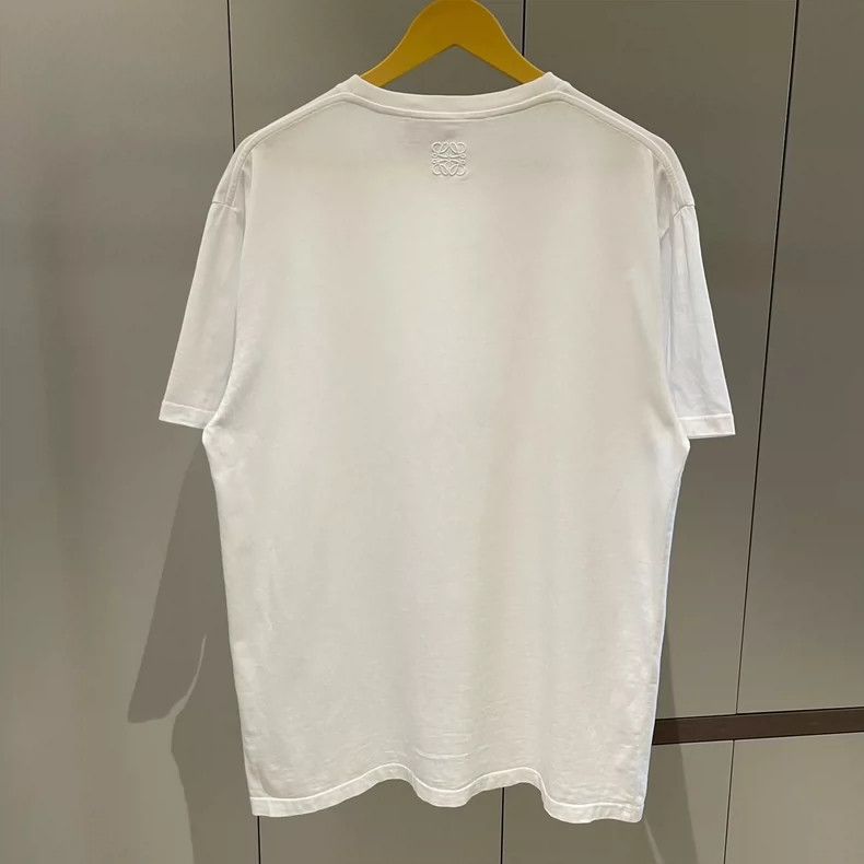 Loewe LOEWE White bubble embroidered Logo short sleeve T-shirt Size S / US 4 / IT 40 - 6 Thumbnail