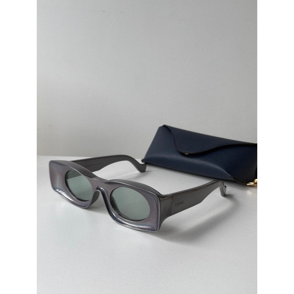 Loewe NEW Loewe LW40033I Paula's Ibiza Sunglasses in Metallic Grey Size ONE SIZE - 2 Thumbnail