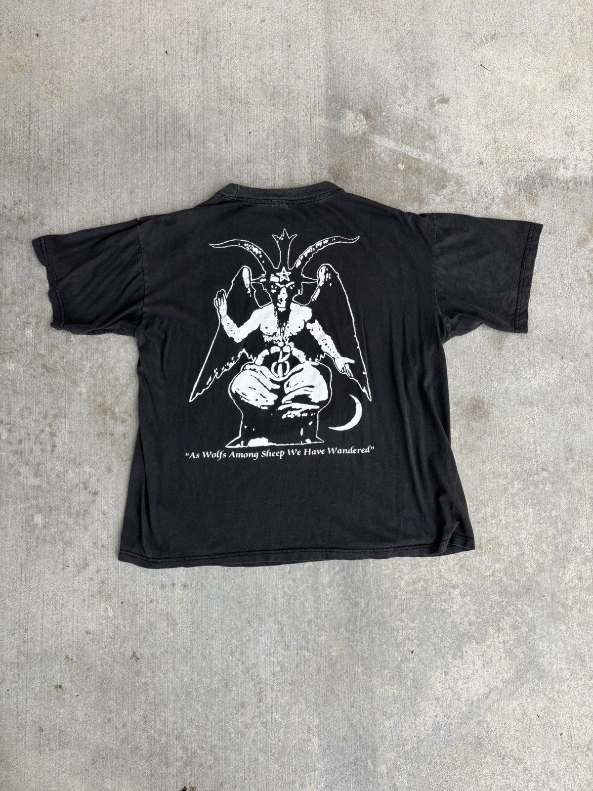 Band Tees Vintage 90s Darkthrone Baphomet T Shirt Size US XL / EU 56 / 4 - 1 Thumbnail