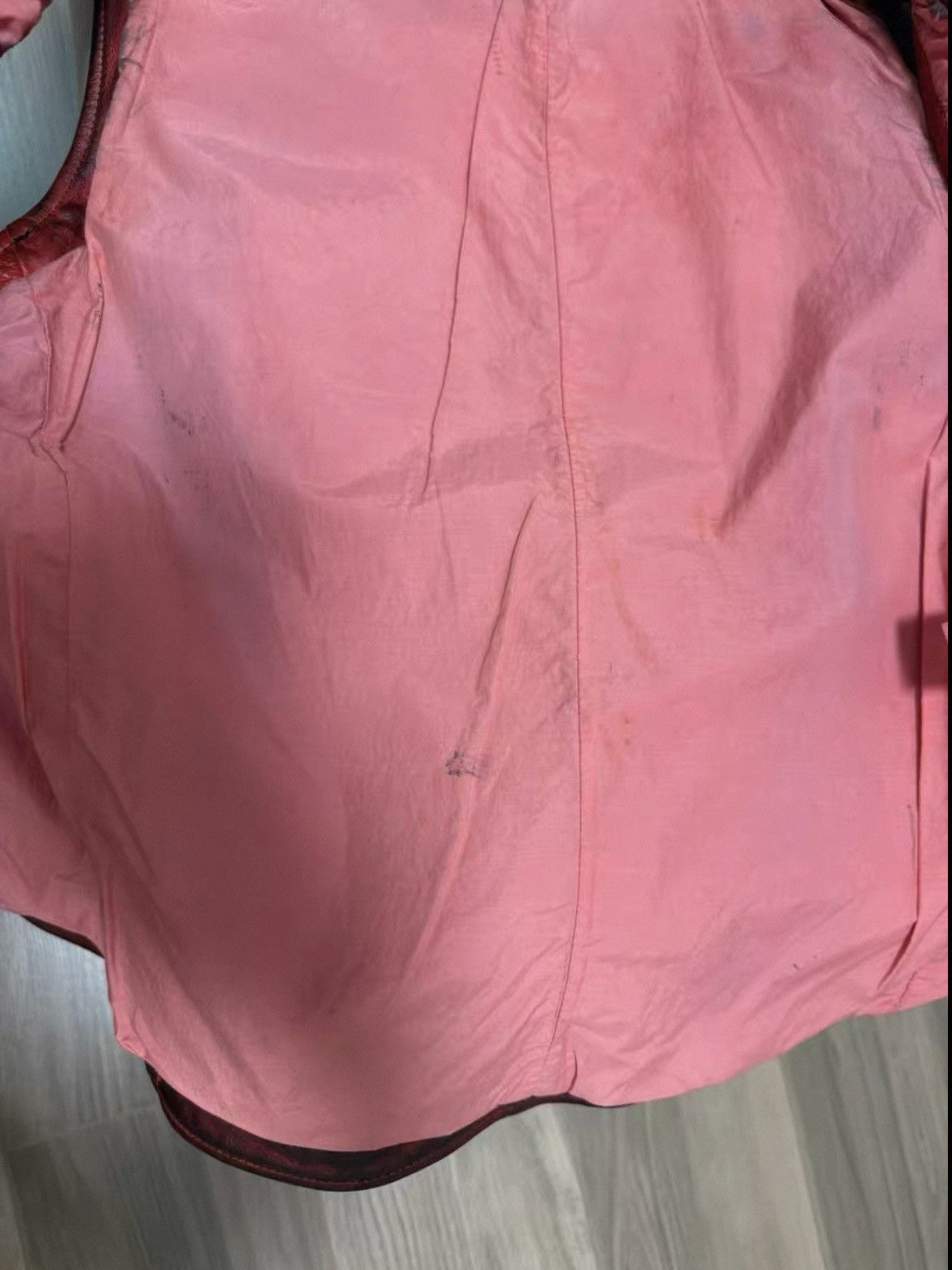 Incarnation Incarnation Red Calfskin Leather Vest YKK Double Zip Size US XS / EU 42 / 0 - 9 Thumbnail