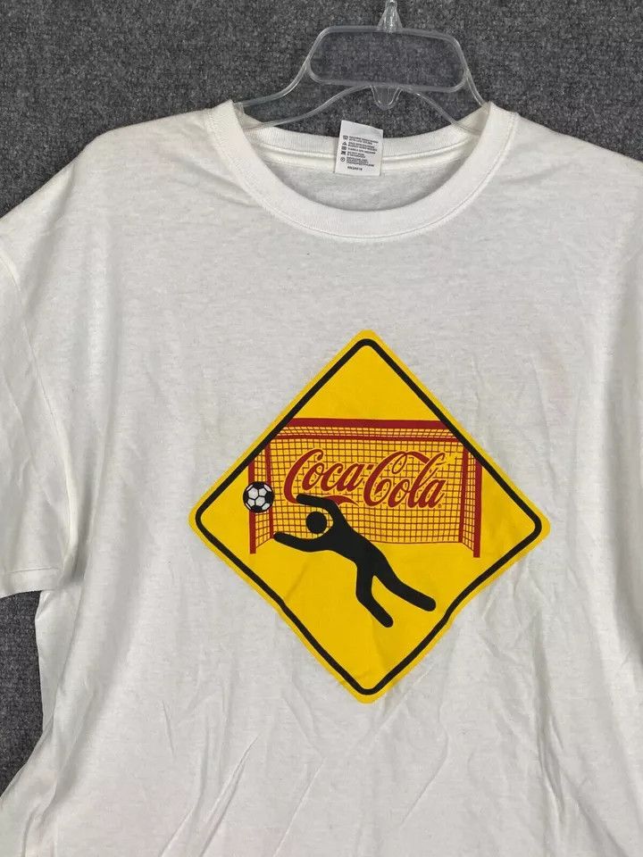 Anvil Coca Cola T-Shirt Men's XL Anvil Short Sleeve 100% Cotton Size US XL / EU 56 / 4 - 2 Thumbnail