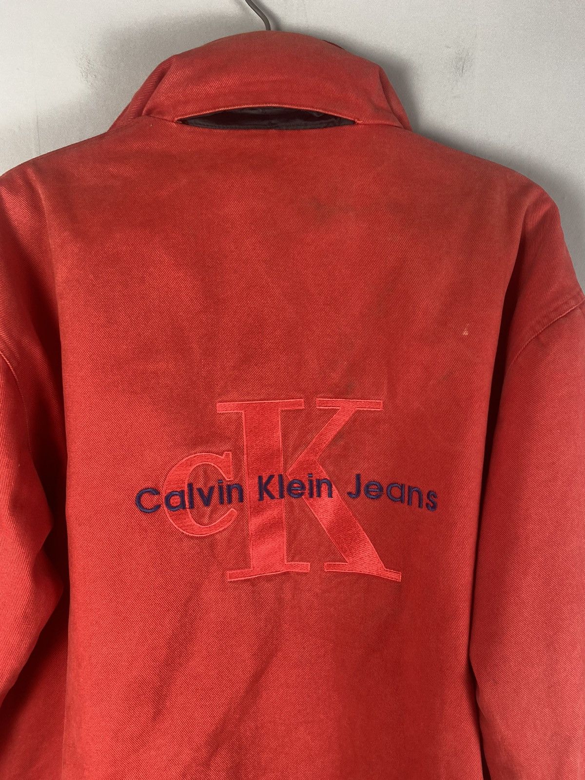 Calvin Klein × Vintage Vintage Calvin Klein jacket big logo 90s Size US XL / EU 56 / 4 - 8 Thumbnail