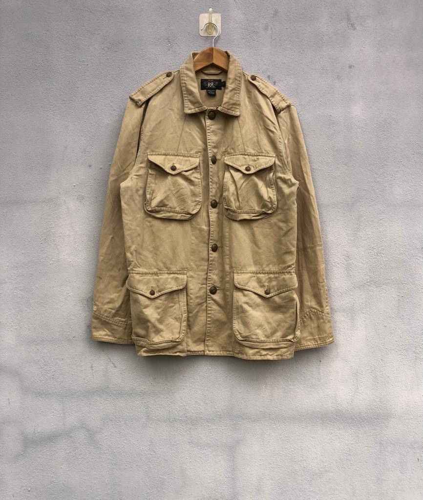 Vintage Double Rrl Military Style Jacket | Grailed