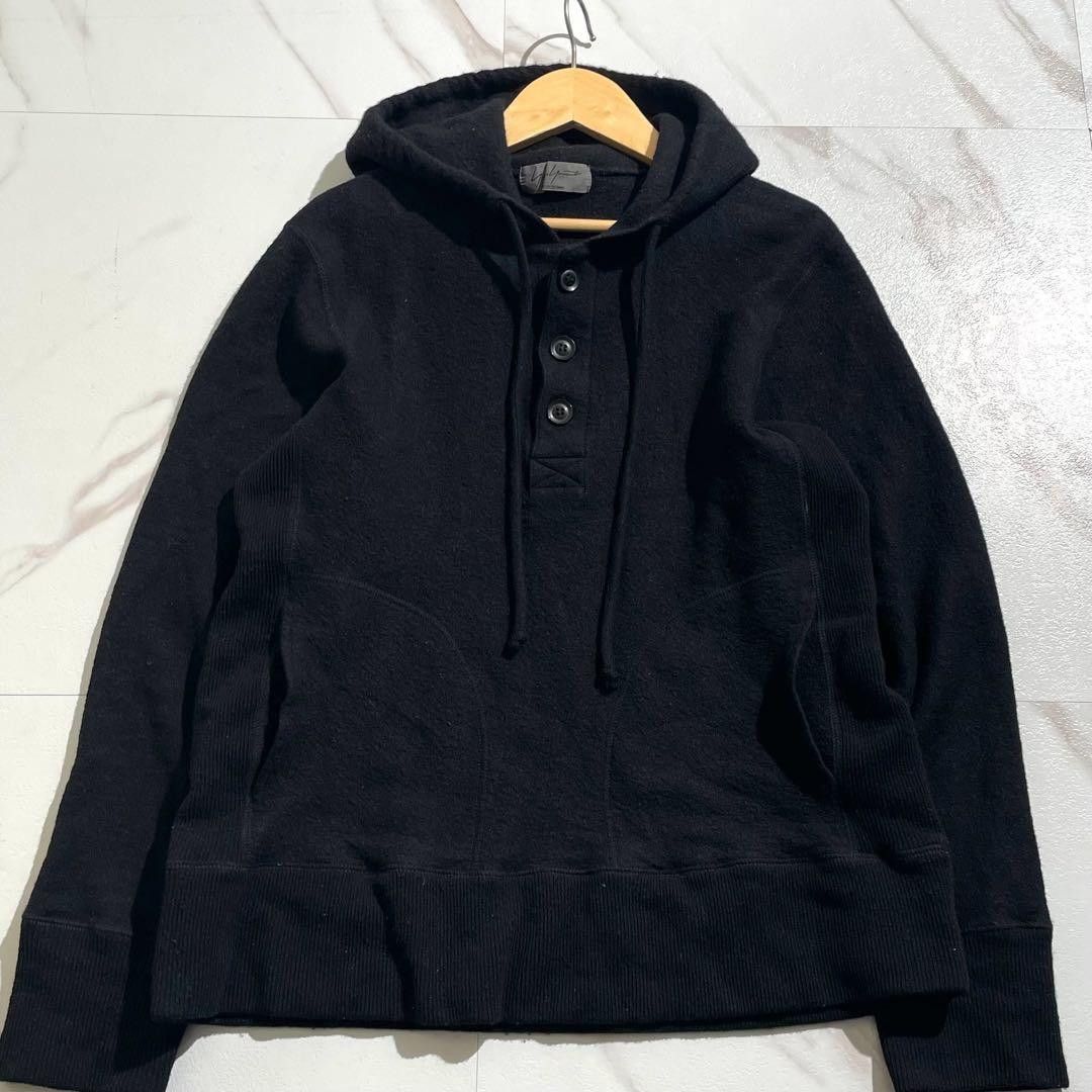 Yohji Yamamoto Yohji Yamamoto POUR HOMME Cashmer Hoodie Black Size L Size US L / EU 52-54 / 3 - 1 Thumbnail