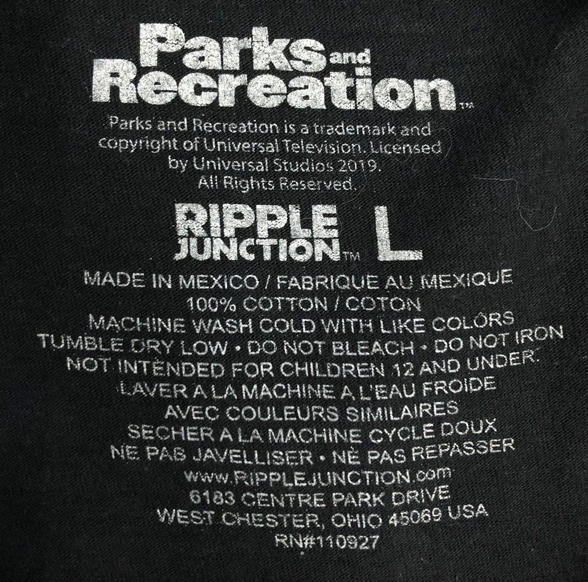 Band Tees Vintage Ripple Junction Parks And Recreation Mouse Rat Shirt Size US L / EU 52-54 / 3 - 7 Thumbnail