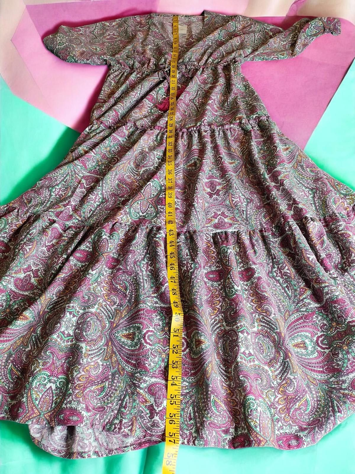 Cartoon Network Plus Size 14/16 Hawaiian Pink Glo Maxi Dress by Cato, New w/ Size XL / US 12-14 / IT 48-50 - 8 Thumbnail