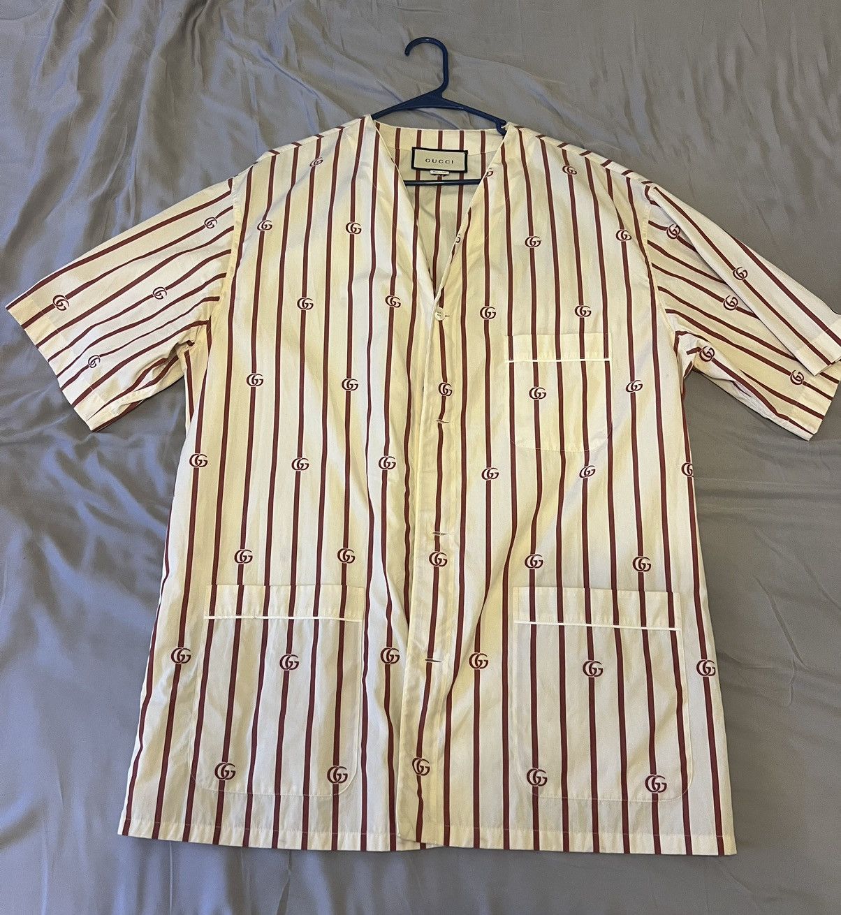 Gucci Limited Rare Super Runway Oversized Bowling Shirt Size US L / EU 52-54 / 3 - 1 Thumbnail