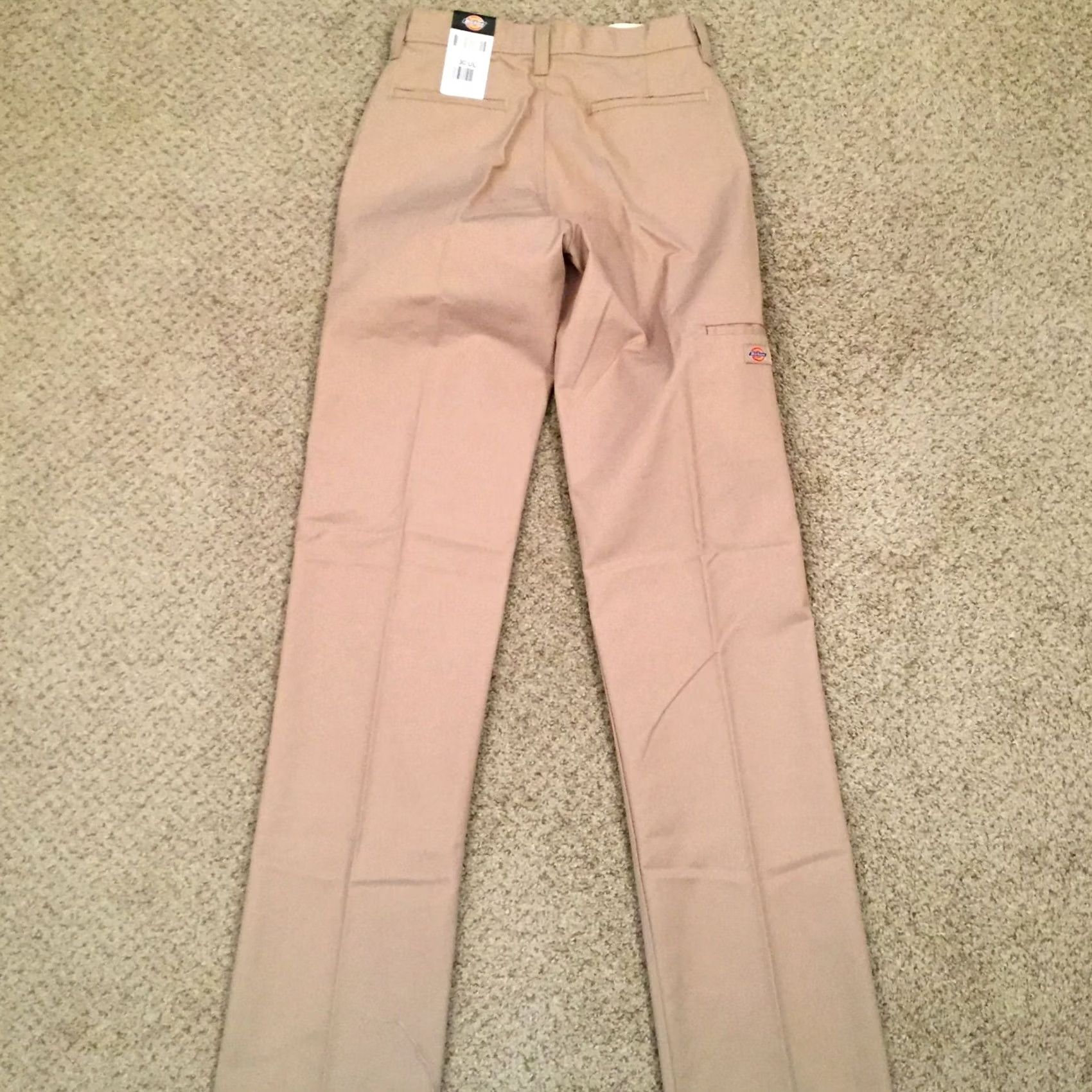 Dickies Dickies Pants Mens 30 Beige Flat Front Chino Straight Leg Workwear Regular Inseam 38in Size 30 Pants Mens Beige Dickies Unfinished Hem New Size US 30 / EU 46 - 7 Thumbnail