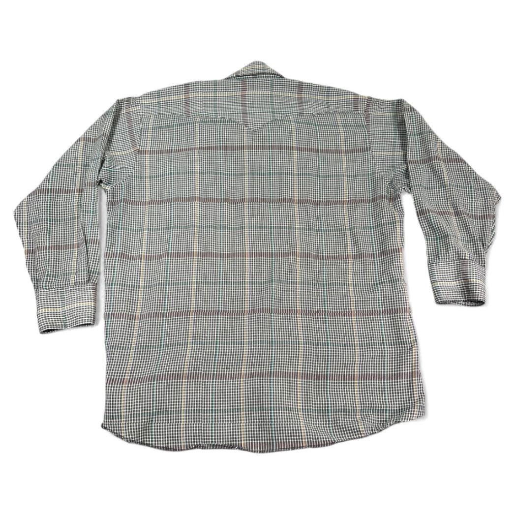 Vintage VINTAGE Panhandle Slim Western Shirt Adult EXTRA LARGE Brown Plaid Pearl Snap Long Sleeve Size US XL / EU 56 / 4 - 3 Thumbnail