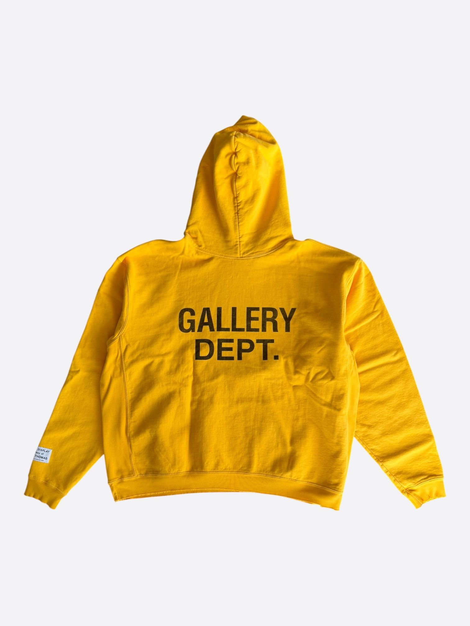 Gallery Dept. Gallery Dept Yellow & Black Logo Hoodie Size US XL / EU 56 / 4 - 2 Thumbnail