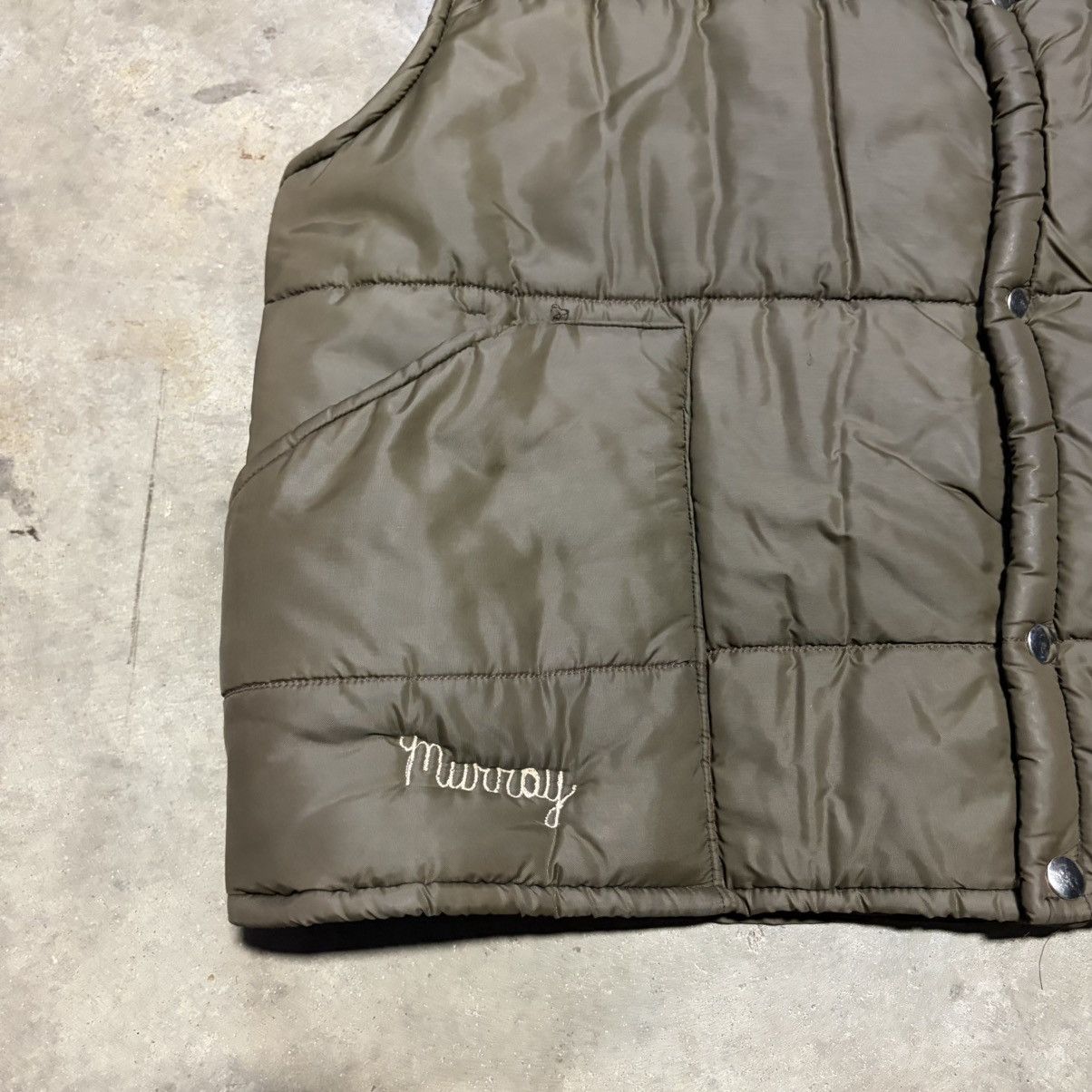 Vintage Vintage 80s Brown Puffer Vest Quilted Case IH Farming USA Size US XL / EU 56 / 4 - 4 Thumbnail