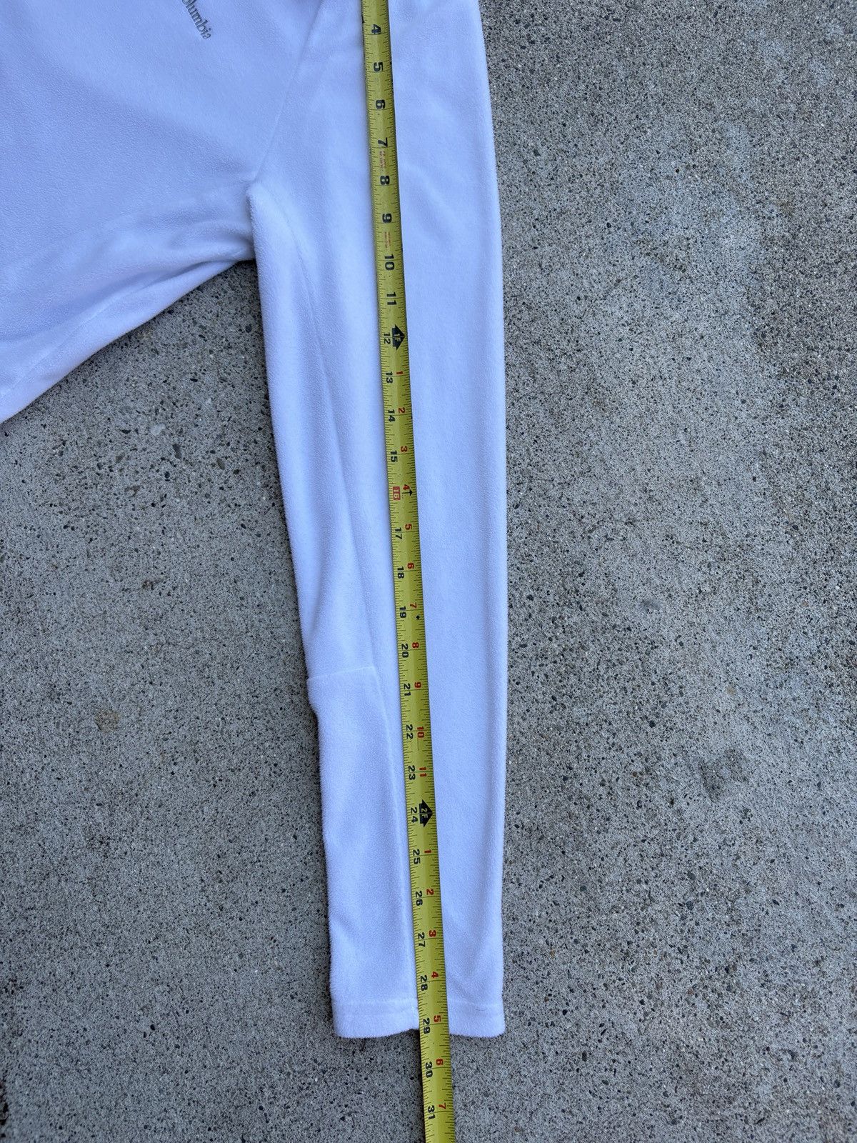 Columbia Columbia Glacial Cropped White 1/4 Zip Fleece Jacket Size L Size L / US 10 / IT 46 - 6 Thumbnail