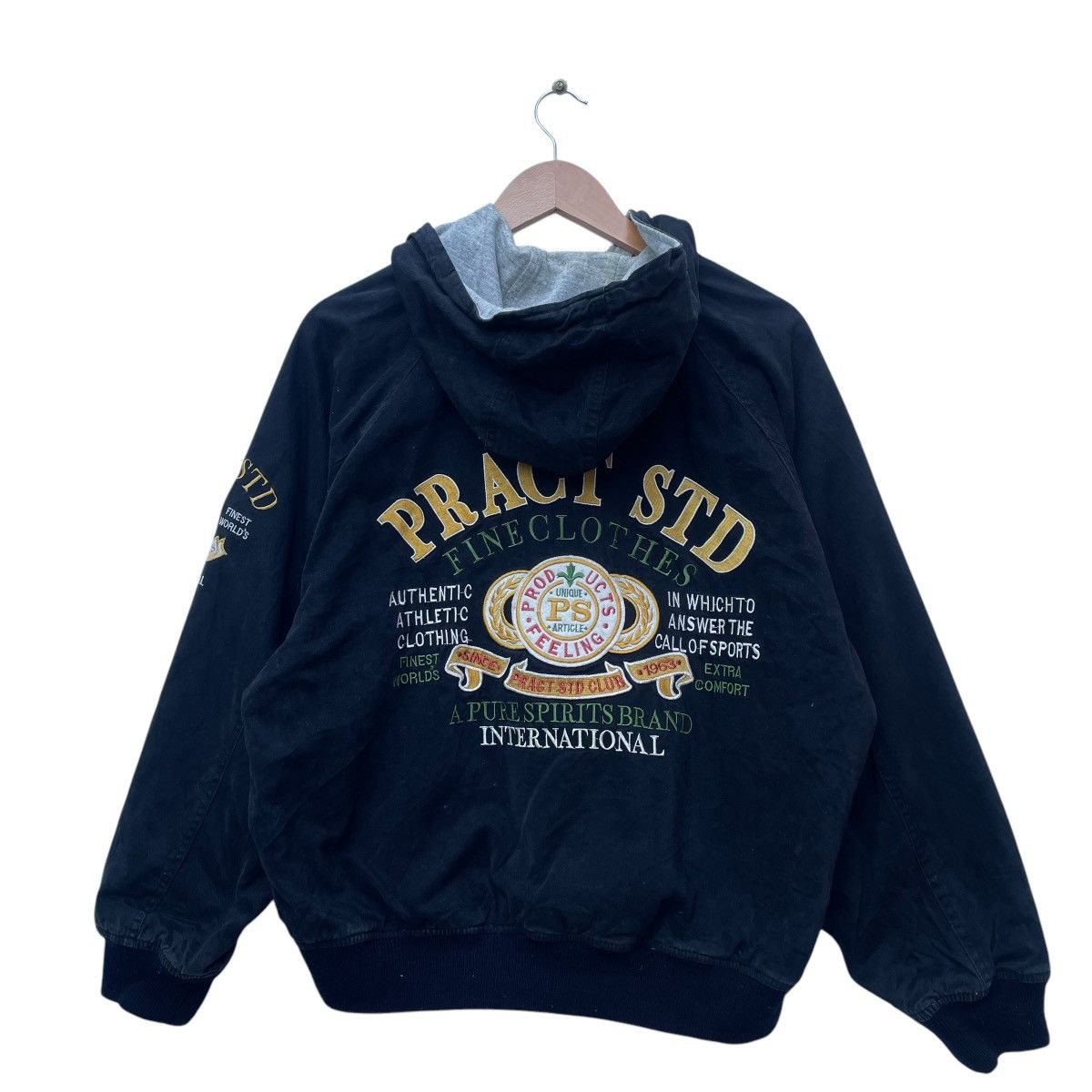 Japanese Brand × Vintage Vintage Pract Studio Hooded Jacket Size US M / EU 48-50 / 2 - 2 Thumbnail
