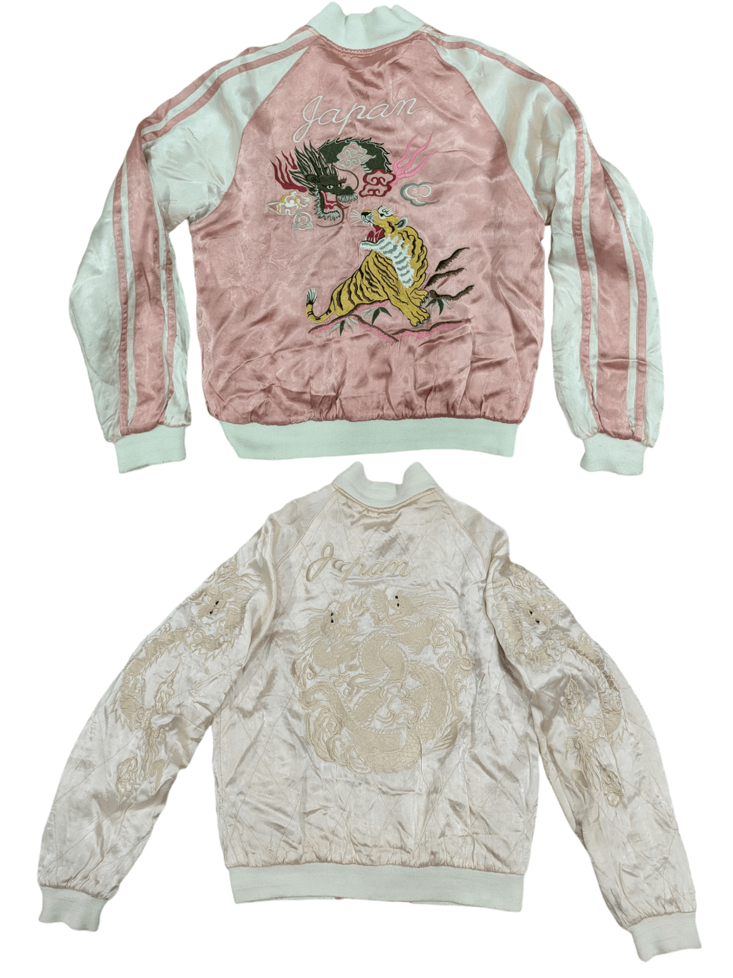 Japanese Brand SUKAJAN JACKET EMBROIDERY DRAGON TIGER REVERSIBLE Size US S / EU 44-46 / 1 - 1 Thumbnail