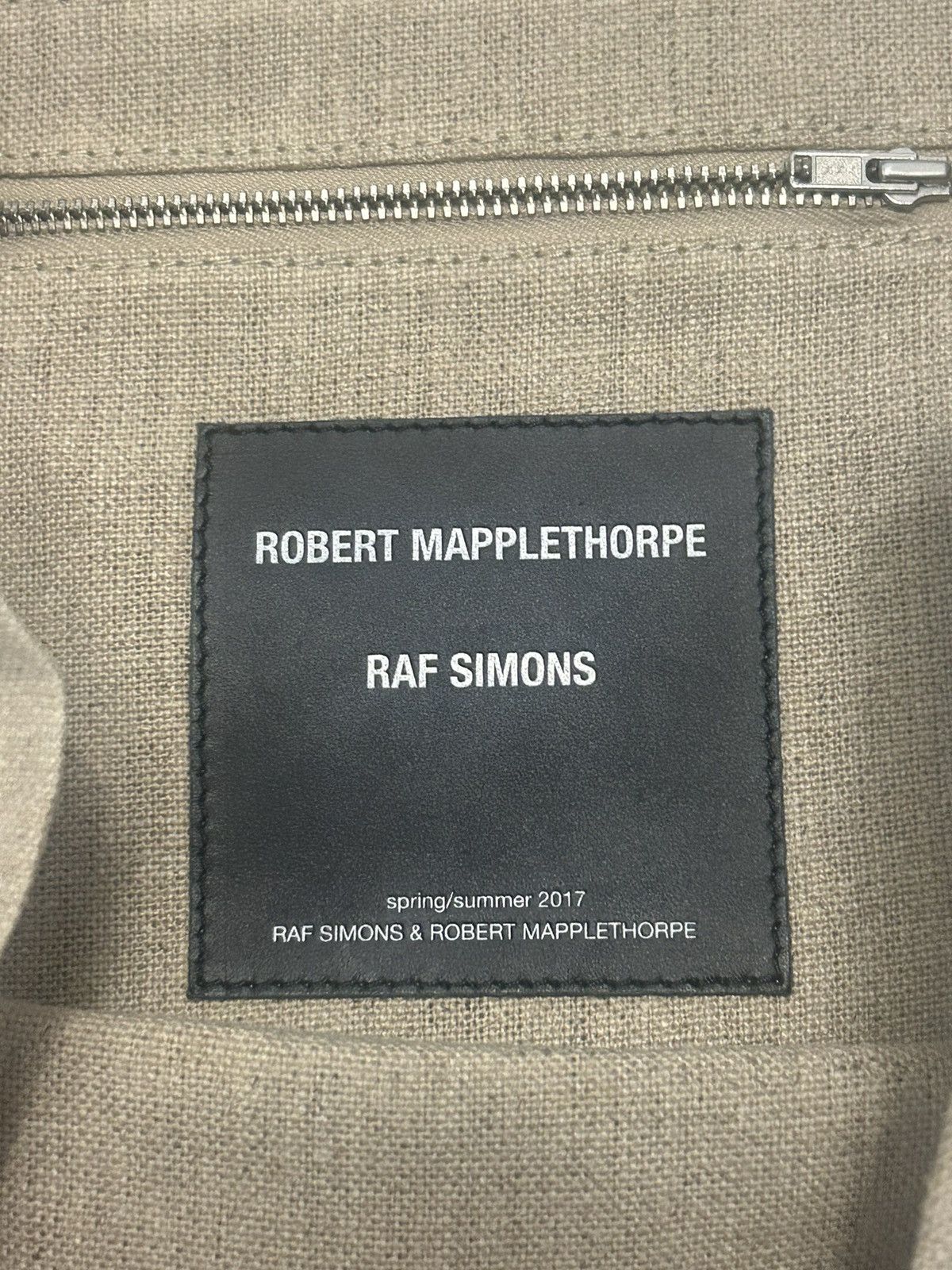 Raf Simons SS17 Robert Maplethorpe Hemp Tote Bag Size ONE SIZE - 3 Thumbnail