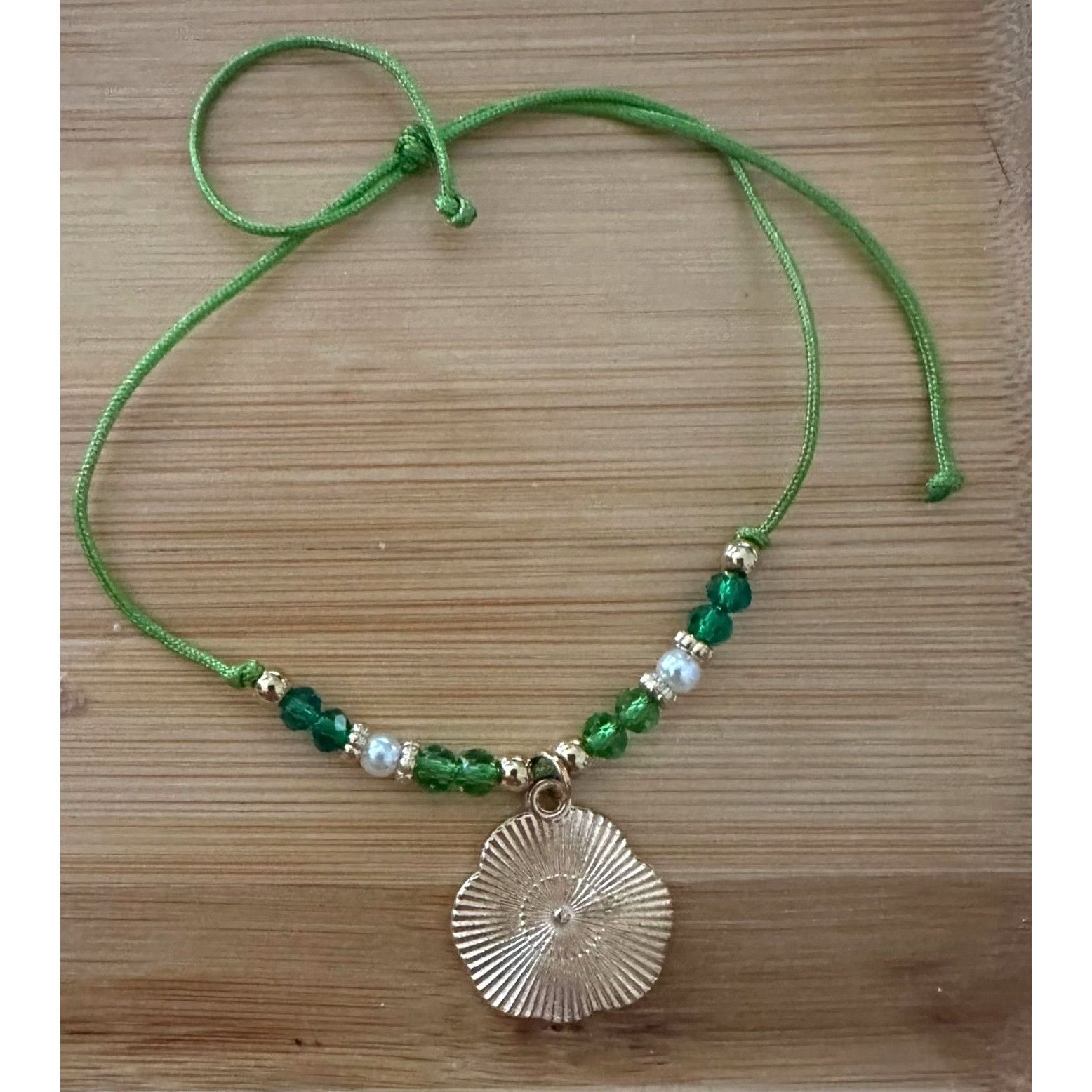 Handmade St Patricks Day Shamrock Knotted String Beaded Bracelet Ankl Size ONE SIZE - 12 Thumbnail