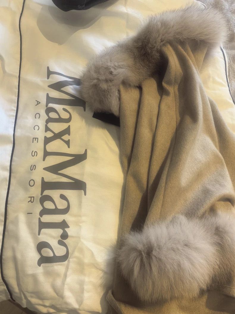 Max Mara Max Mara Cashmere Fox Fur Cloak Size S / US 4 / IT 40 - 7 Thumbnail