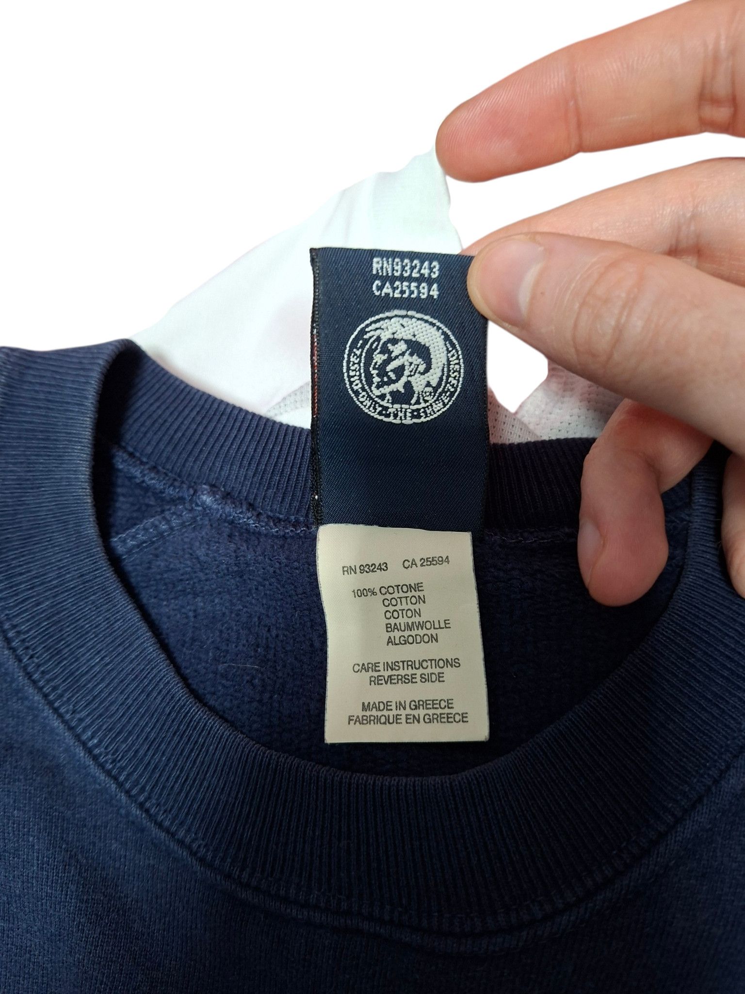 Diesel DIESEL DENIM DIVISION VINTAGE MADE IN GREECE SWEATSHIRT Size US L / EU 52-54 / 3 - 5 Thumbnail