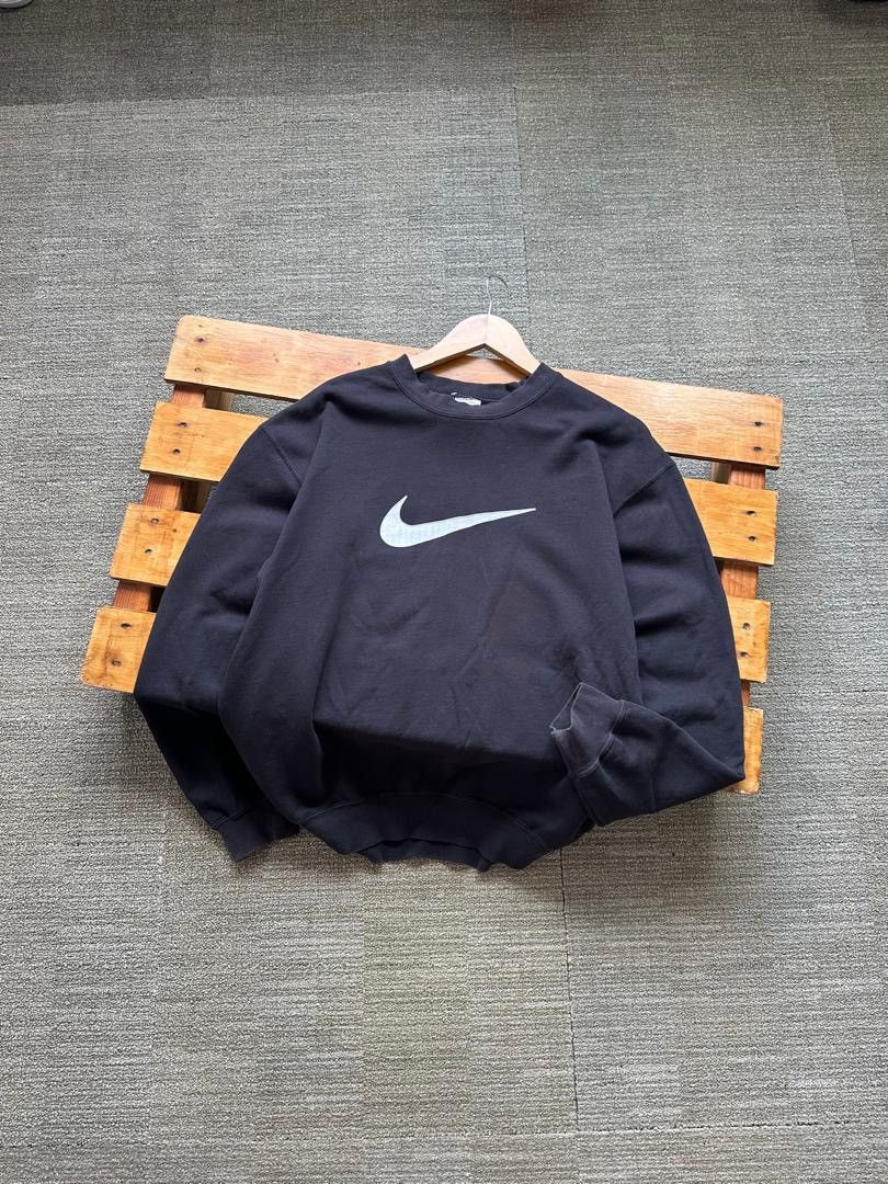 Nike VINTAGE NIKE BIG EMBROIDERY SWOOSH Size US L / EU 52-54 / 3 - 1 Thumbnail
