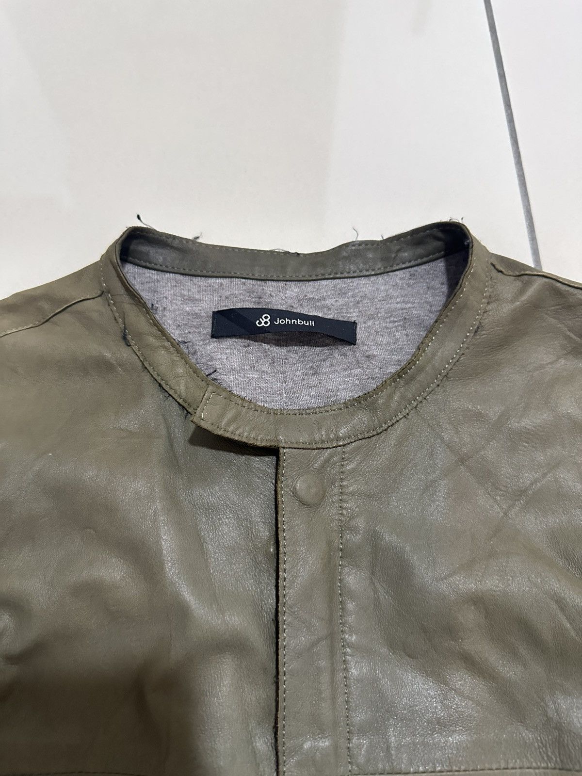 Johnbull Vintage JOHN BULL Leather Biker Jacket Goat Leather Design Size US S / EU 44-46 / 1 - 3 Thumbnail