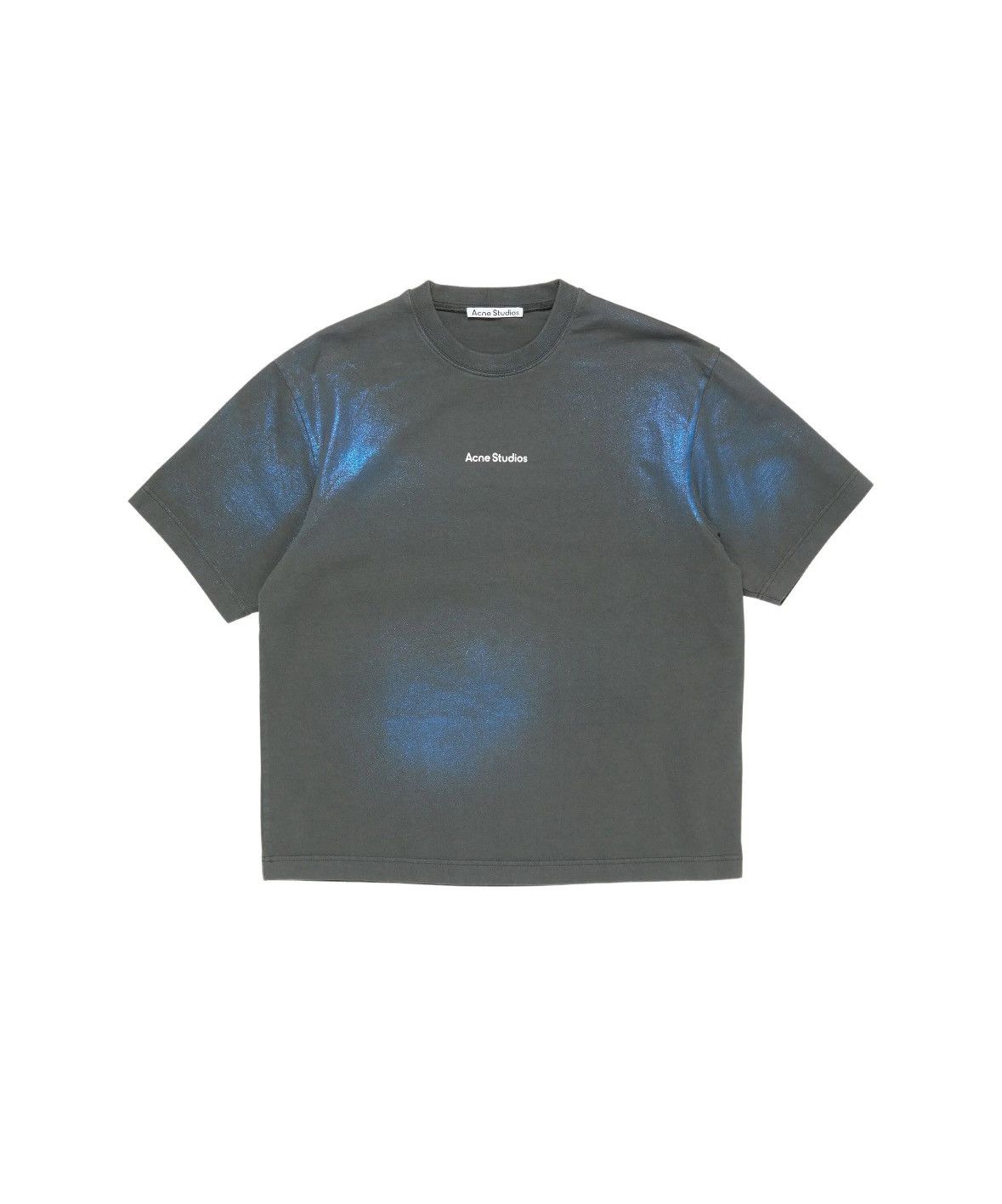 Acne Studios Acne Studios Blue Paint Tee Size US M / EU 48-50 / 2 - 1 Thumbnail
