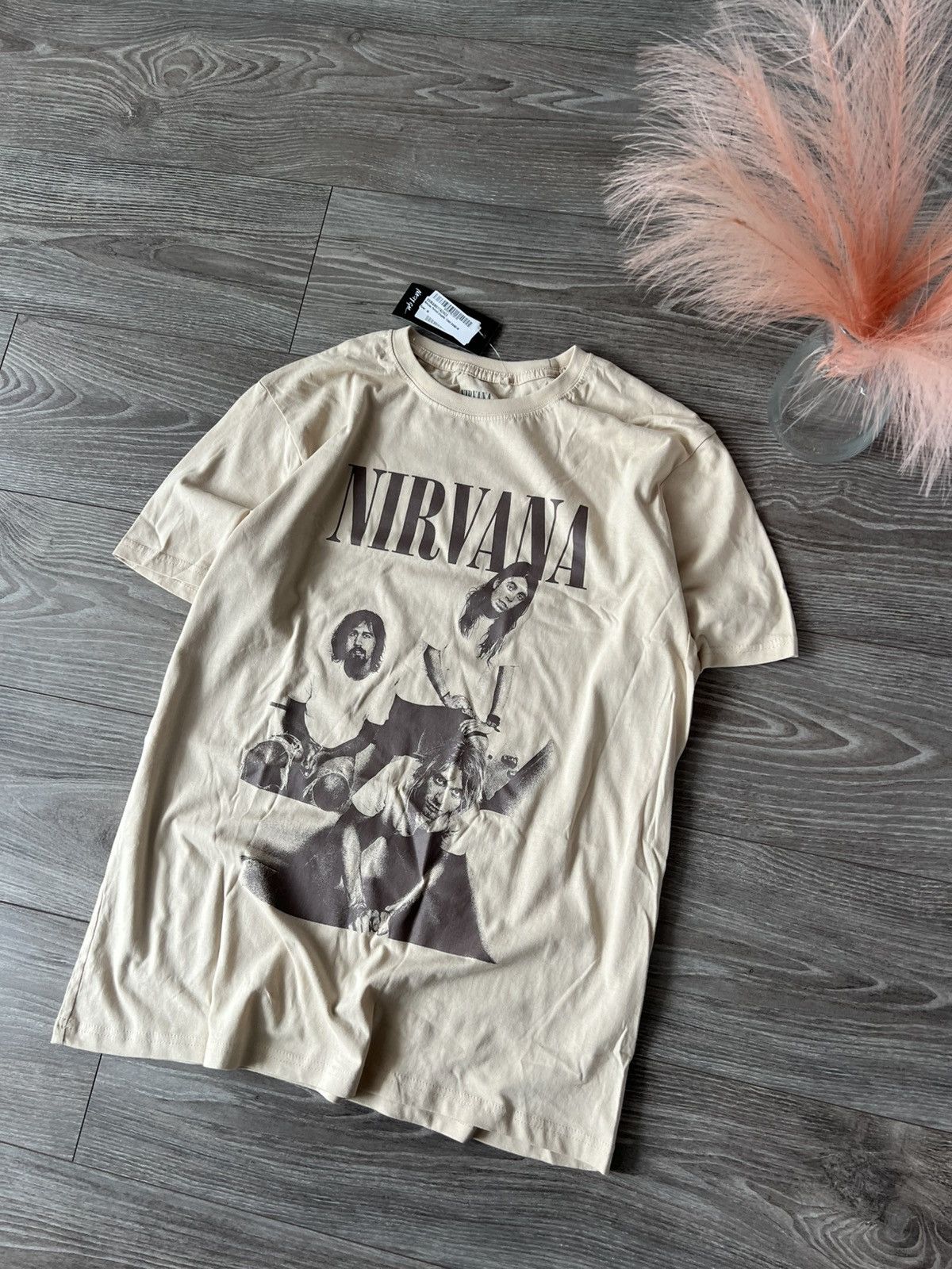 Band Tees × Nirvana ‼️Nirvana Big Logo Band New with Tags Merch Tee‼️ Size US M / EU 48-50 / 2 - 6 Thumbnail