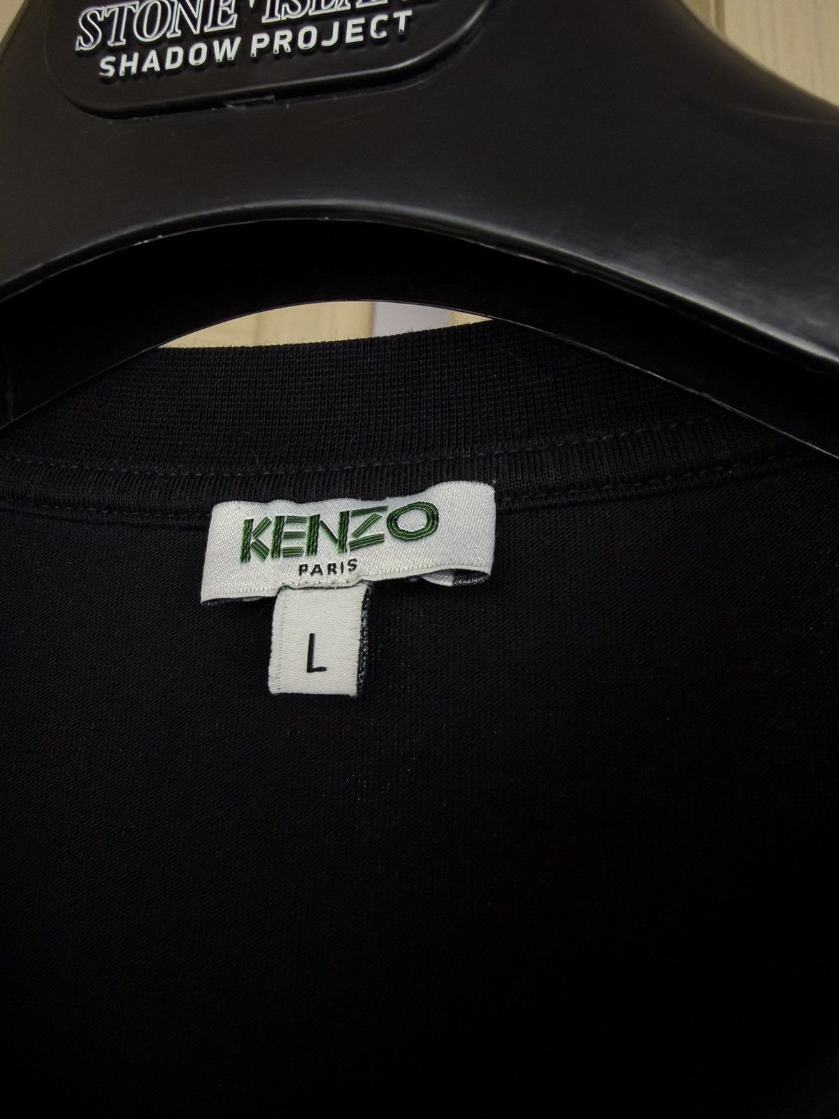 Kenzo Kenzo Paris Tiger Head Graphic T-Shirt Black wmns Logo Tee Size L / US 10 / IT 46 - 11 Thumbnail