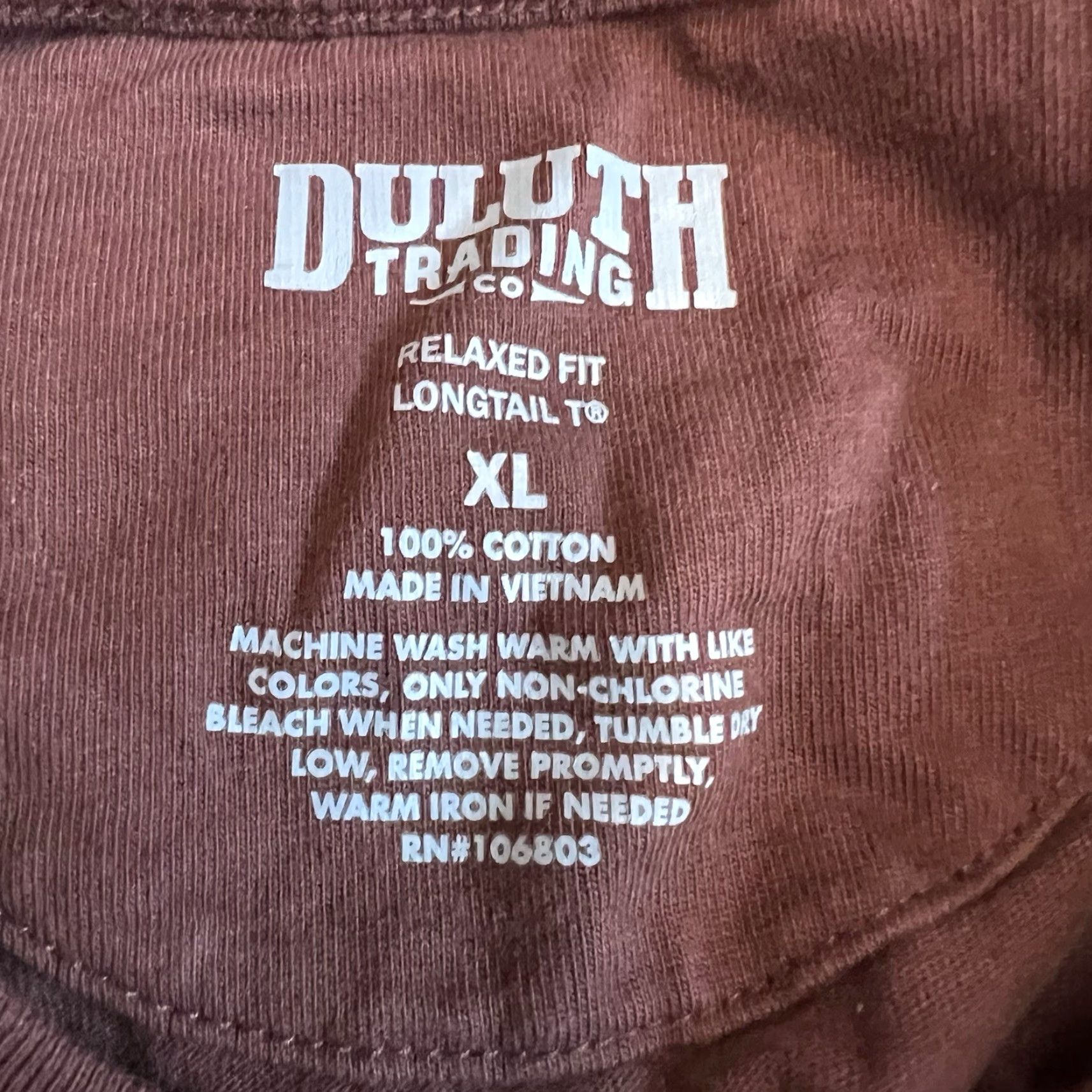 Vintage Duluth Trading Relaxed Longtail Henley T-Shirt Mens XL Burgundy Cotton Long Sleeve Classic Outdoor Size US XL / EU 56 / 4 - 5 Thumbnail