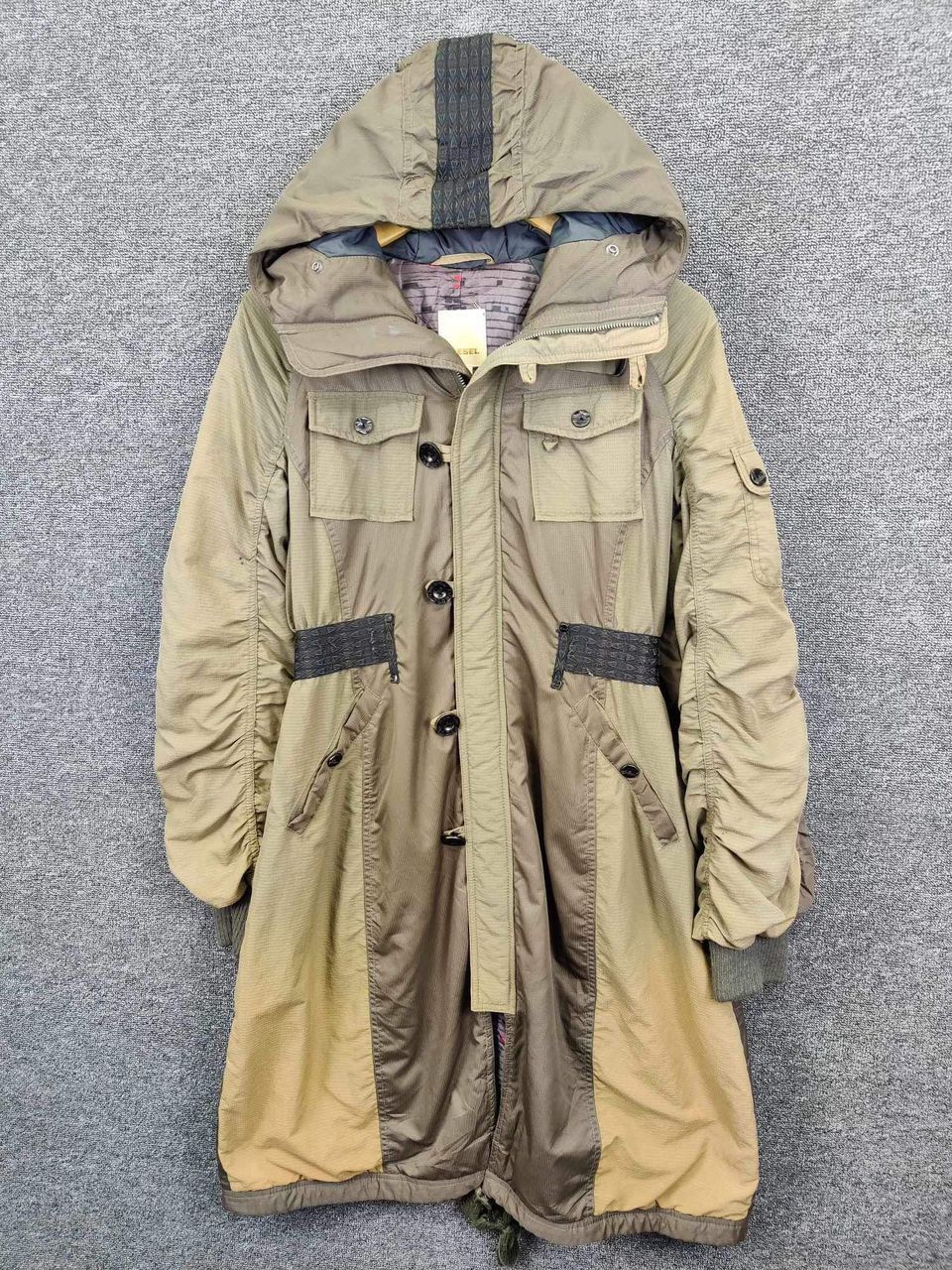 Diesel Vintage Diesel Military Parkas Jacket Sun Faded Size US L / EU 52-54 / 3 - 2 Thumbnail
