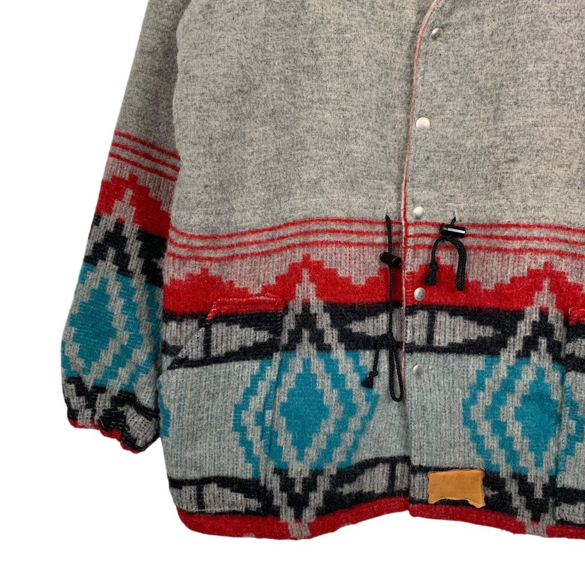 Vintage Vintage Wa Kina Aztech Navajo Wool Jacket Made In USA Size US L / EU 52-54 / 3 - 3 Thumbnail