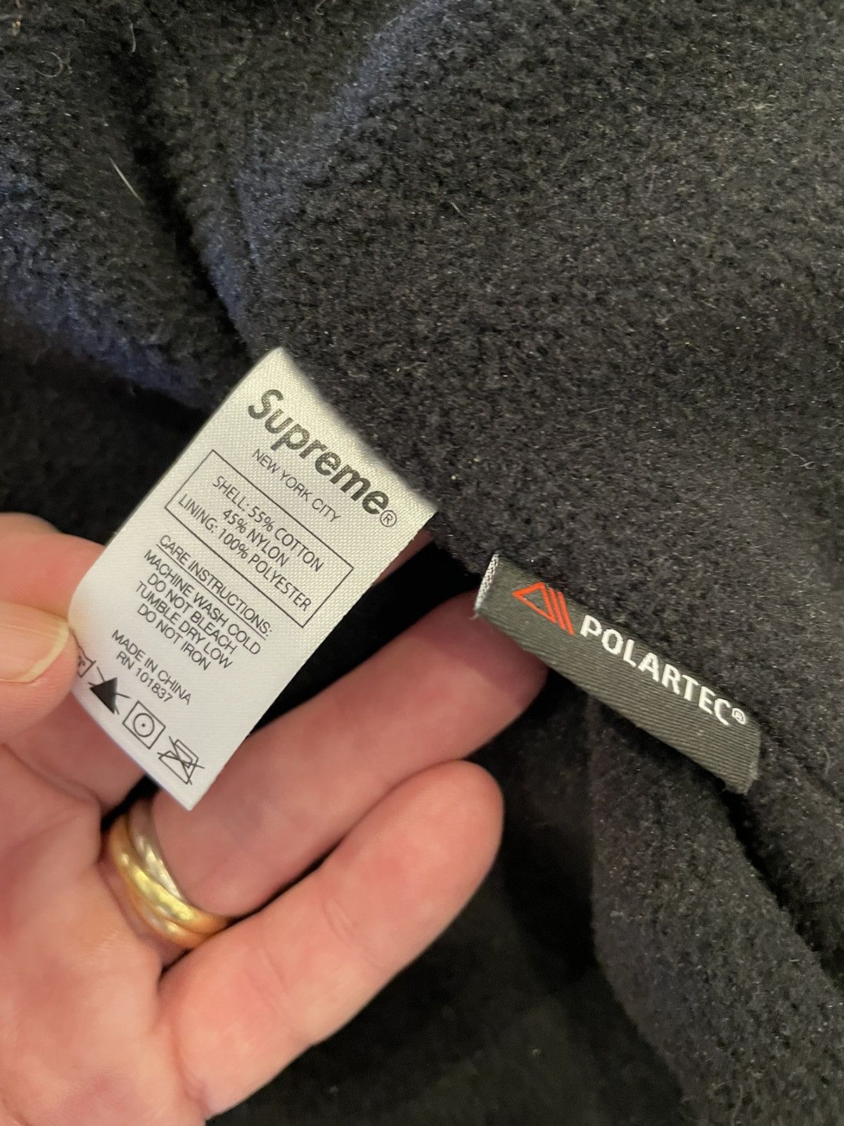 Supreme Polartec Lined Sideline Jacket Size US M / EU 48-50 / 2 - 5 Thumbnail