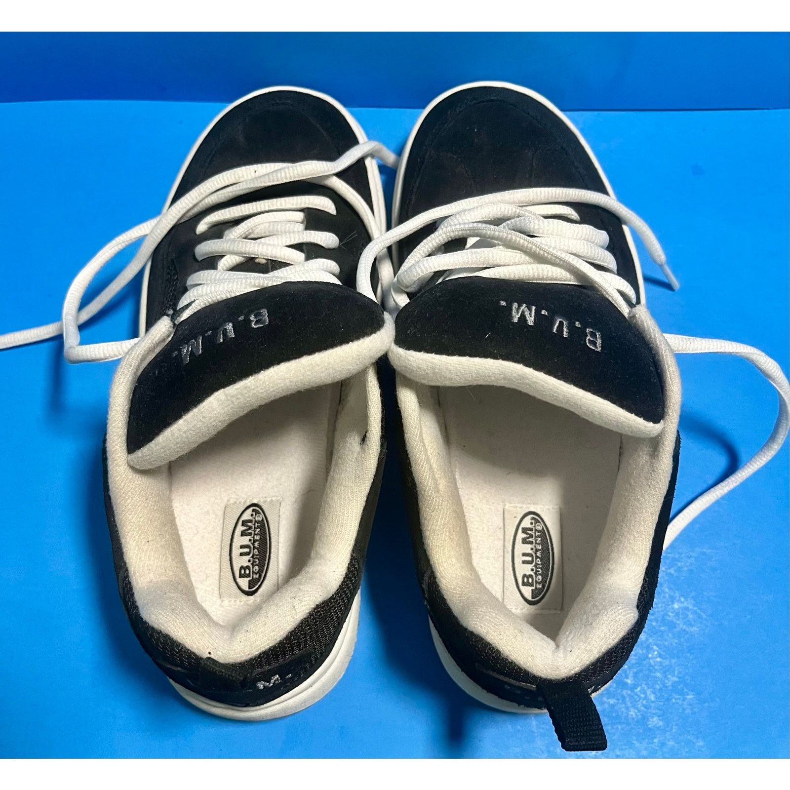 B.U.M Equipment Y2K B.U.M. Sneakers Men’s Sz 5.5 Black White Skate Shoes Size US 5.5 / EU 38 - 2 Thumbnail